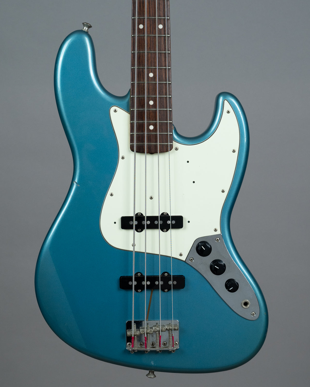 c2007 Fender JB-62 Jazz Bass (Japan, Ocean Turquoise Metallic, Matching Headstock)