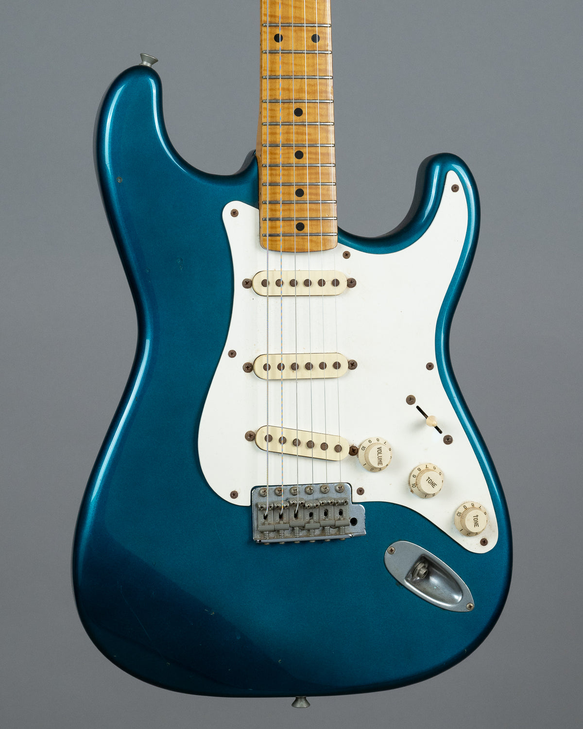 1994 Fender ST-57 Foto Flame Stratocaster (Japan, Lake Placid Blue)
