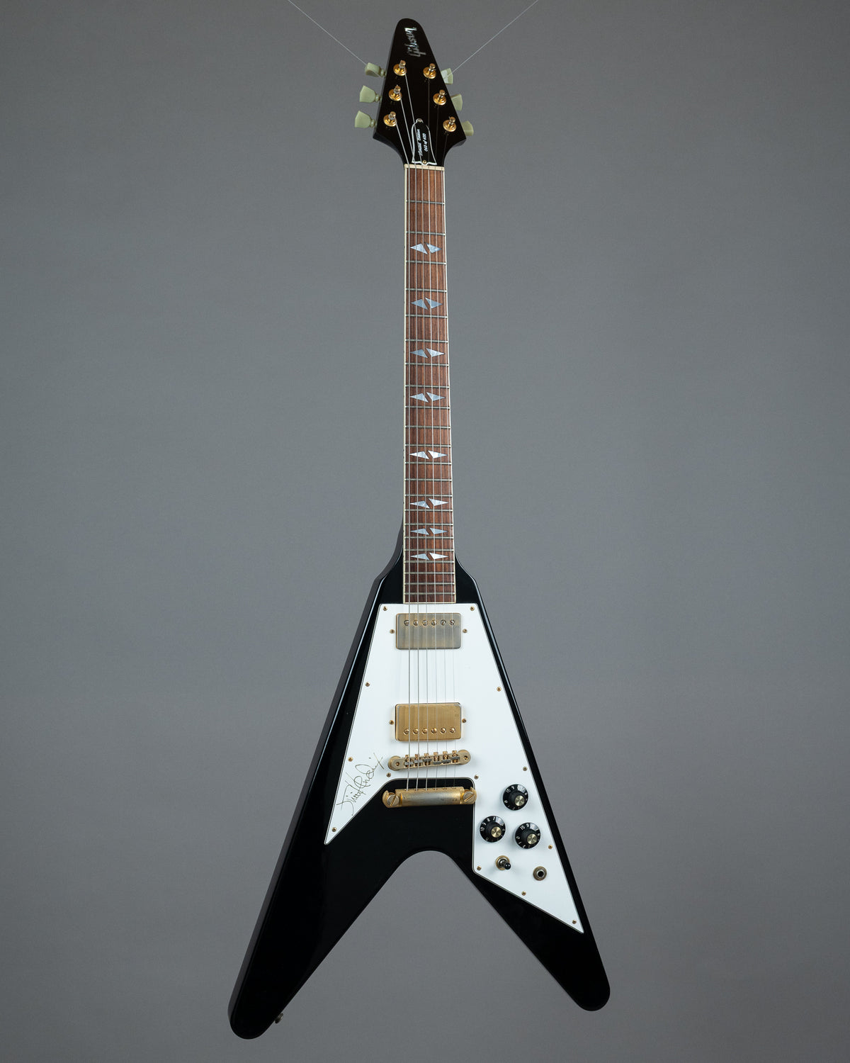 1992 Gibson 'Hall Of Fame' Hendrix Flying V 049/400 (USA, Ebony, OHSC)