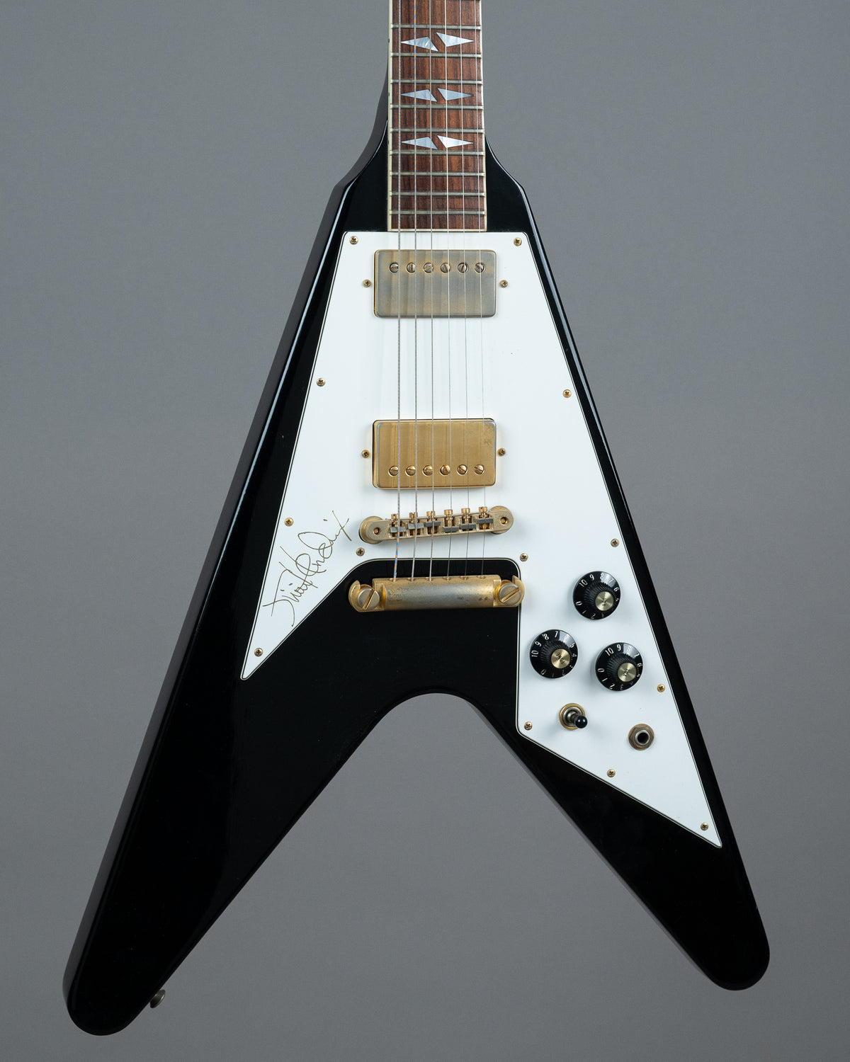 1992 Gibson 'Hall Of Fame' Hendrix Flying V 049/400 (USA, Ebony, OHSC)