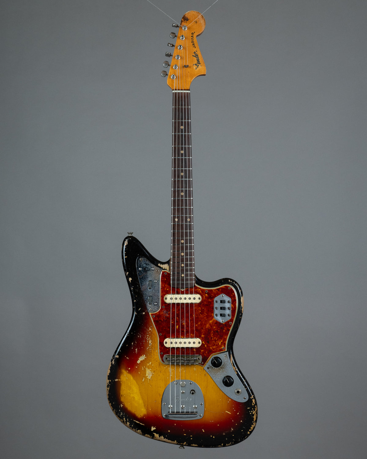 1963 Fender Jaguar (USA, Sunburst, HSC)