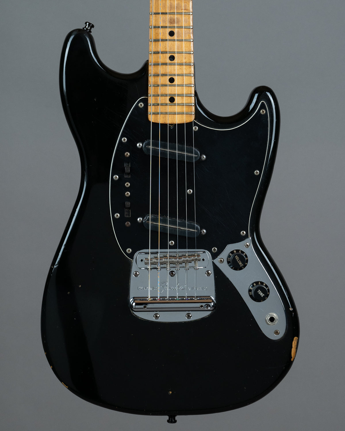 c1978 Fender Mustang MOD (USA, Black)