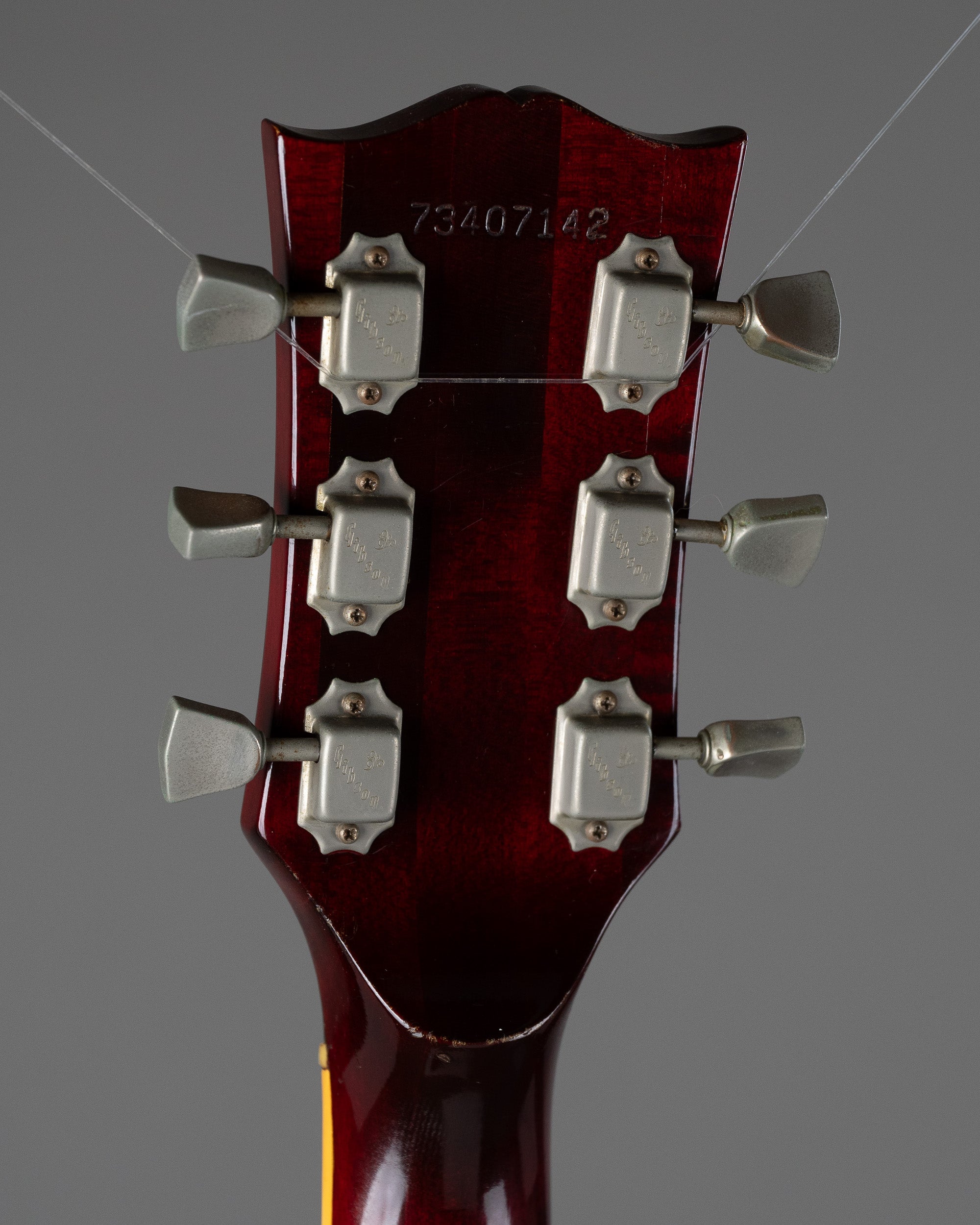 1977 Gibson Les Paul Standard (USA, Wine Red, Chainsaw Case)