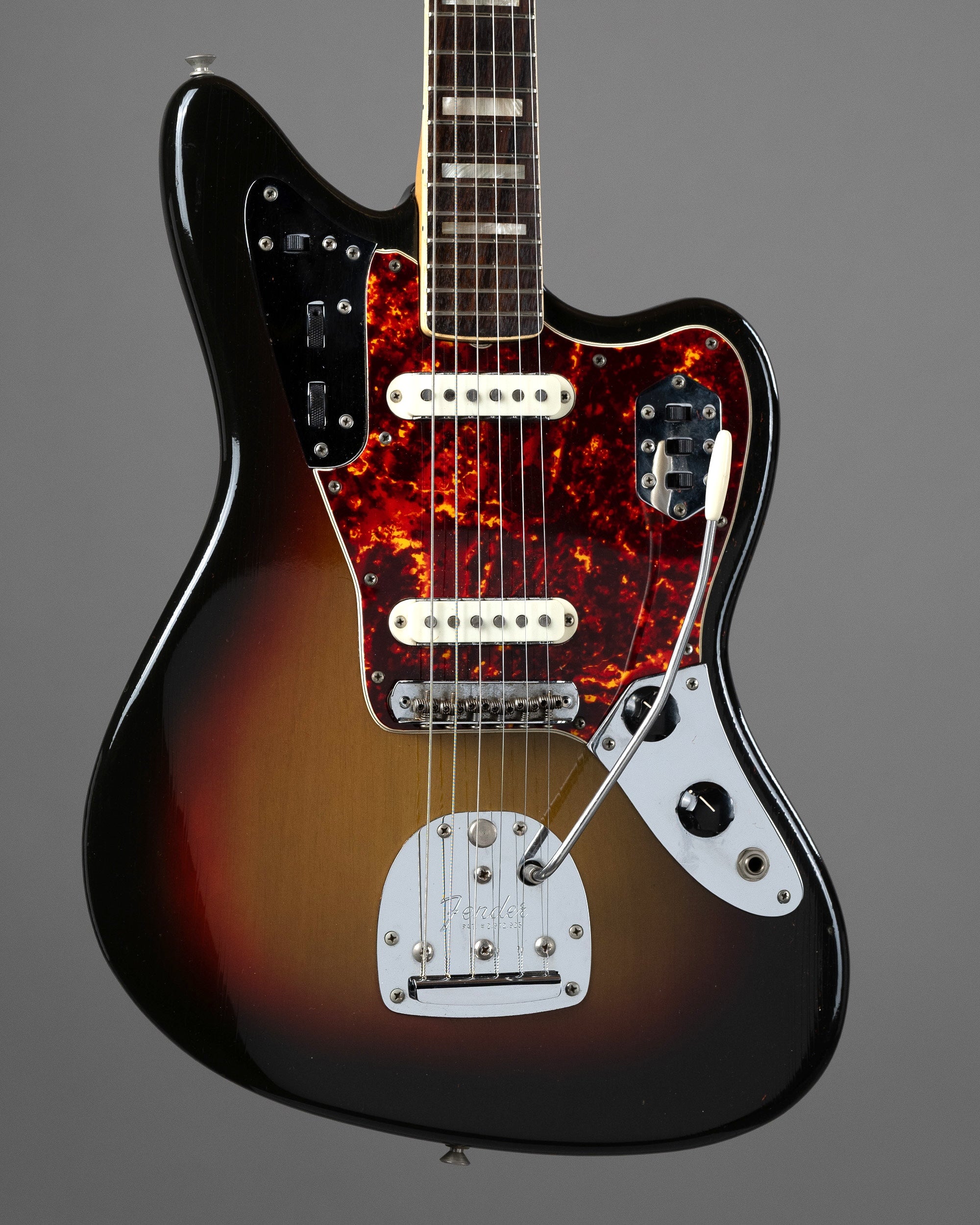1973 Fender Jaguar (USA, Sunburst, OHSC)