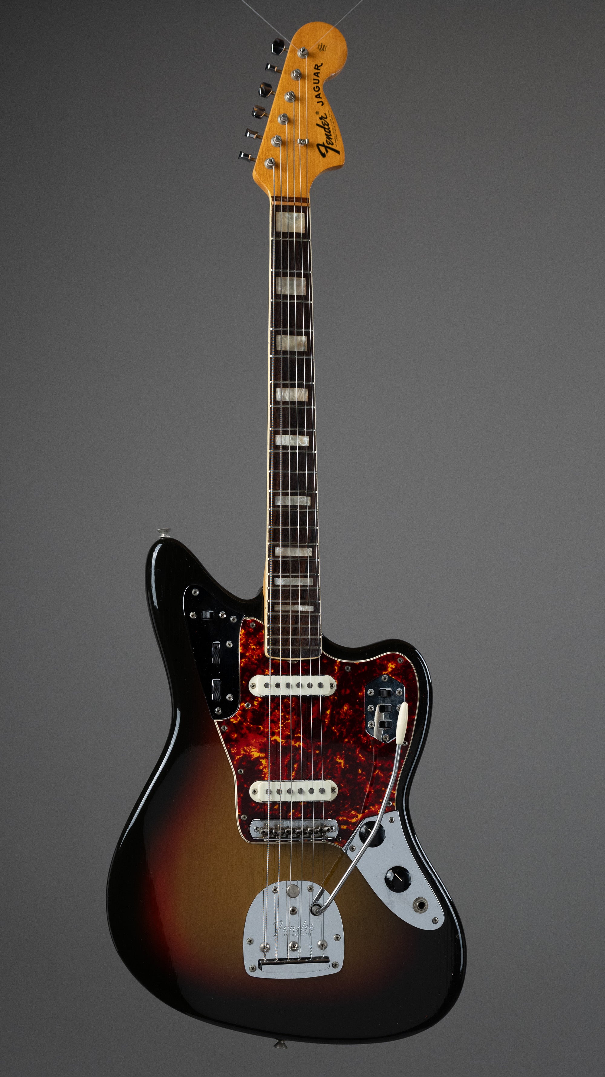 1973 Fender Jaguar (USA, Sunburst, OHSC)
