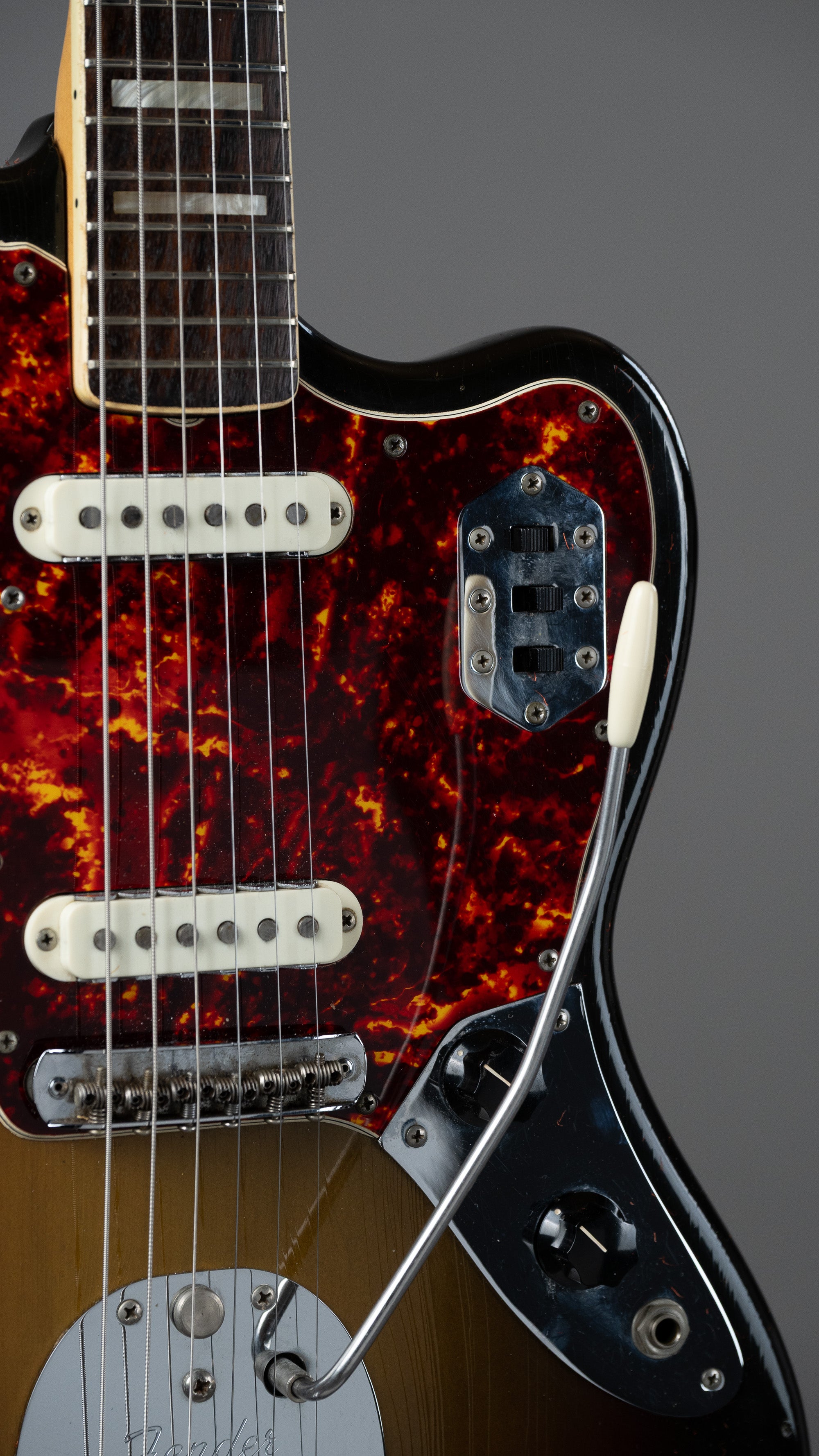 1973 Fender Jaguar (USA, Sunburst, OHSC)