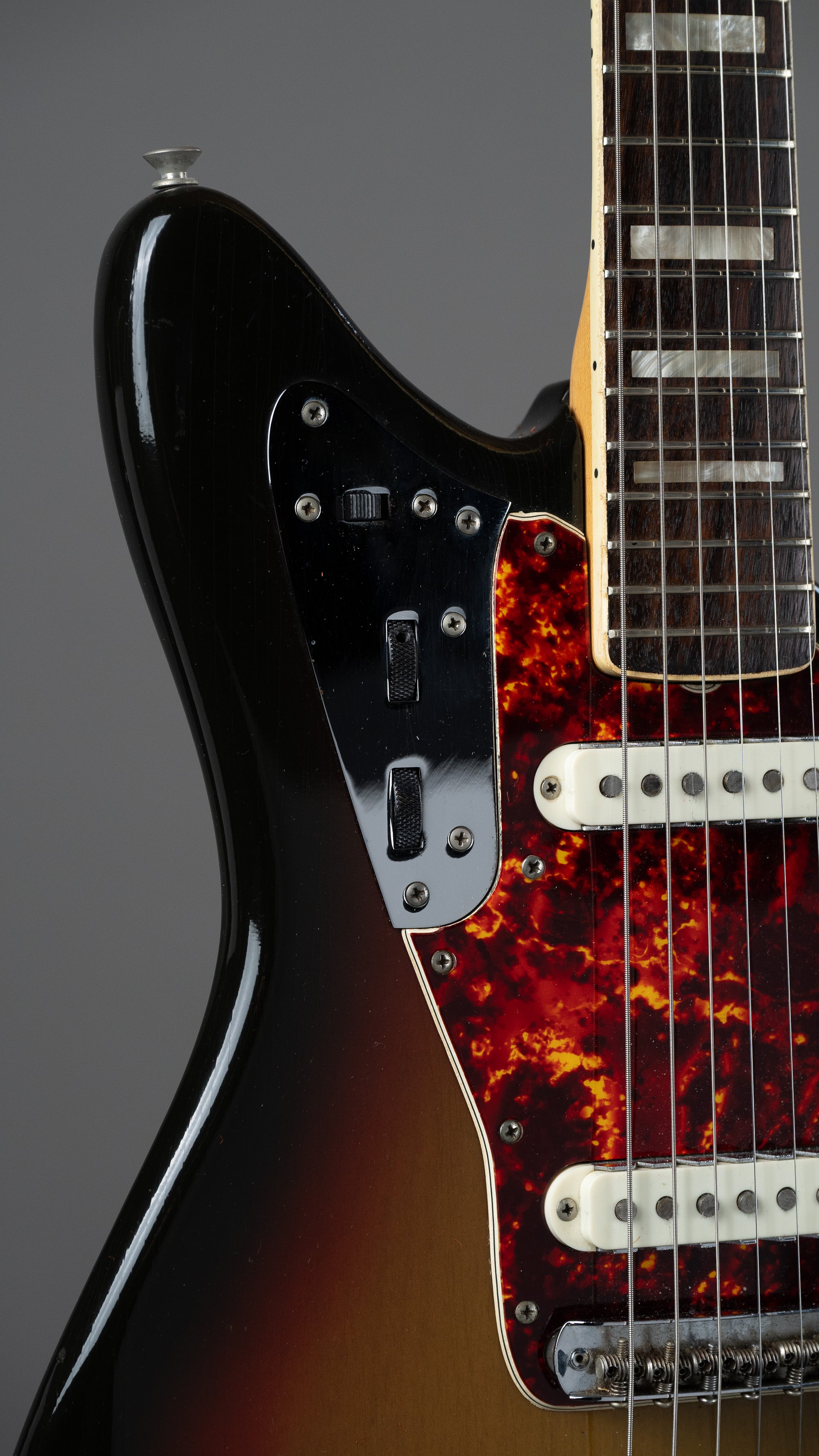 1973 Fender Jaguar (USA, Sunburst, OHSC)