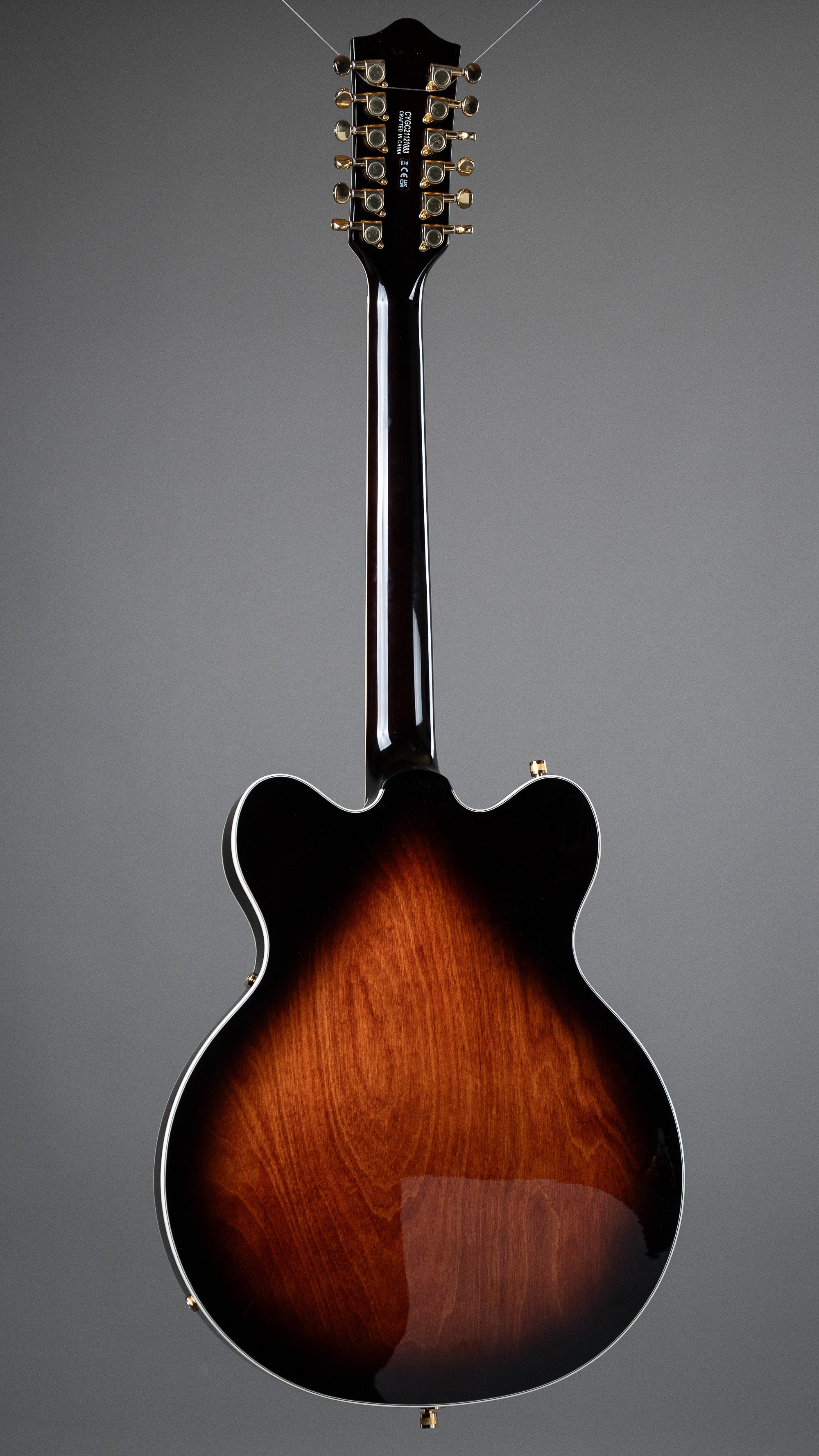 2021 Gretsch G5422G-12 (China, Brown Burst, HSC)