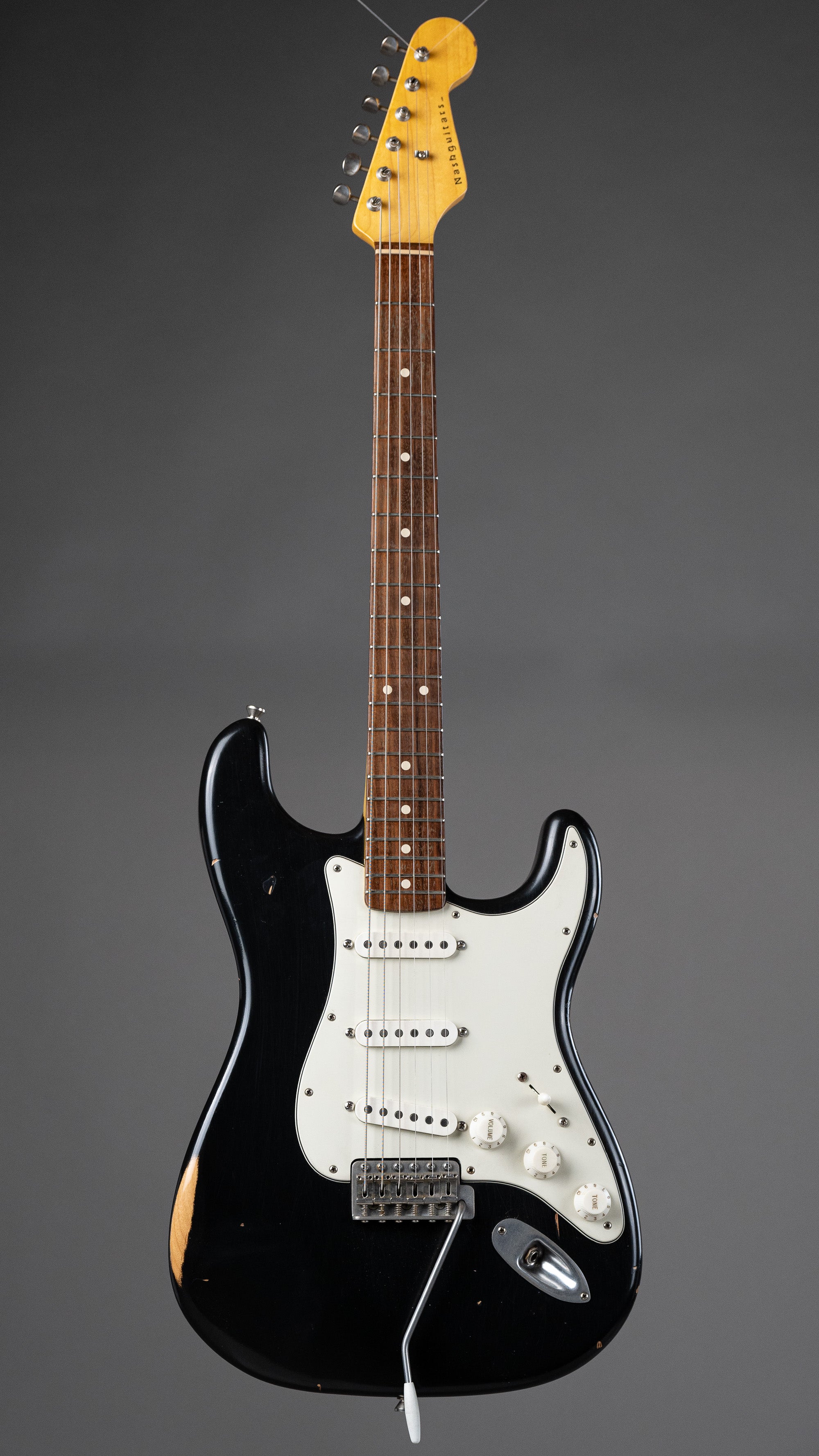 2020 Nash S63 Stratocaster (USA, Black, OHSC)