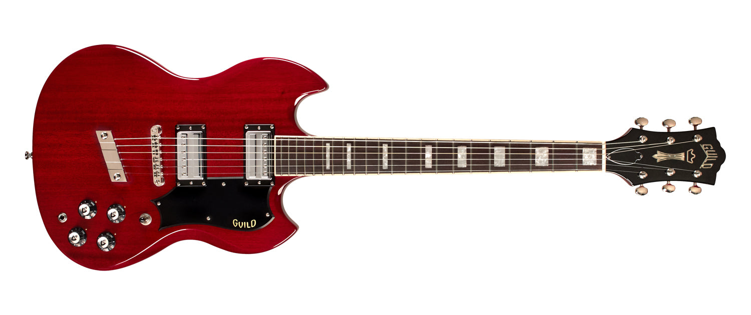 Guild Polara Deluxe - Cherry Red