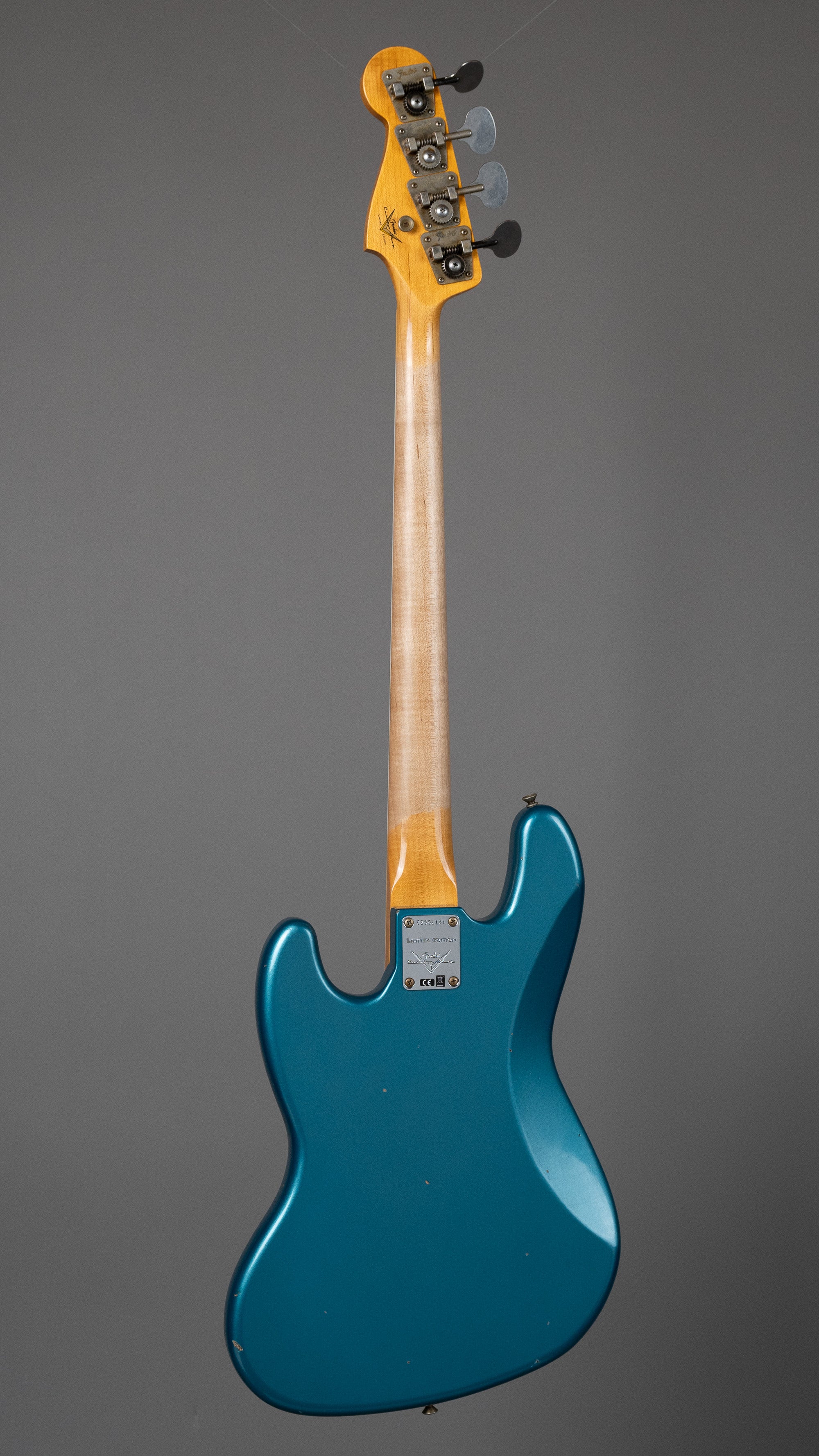 2022 Fender Custom Shop Limited Edition '66 Jazz Bass (USA, Ocean Turquoise, OHSC)