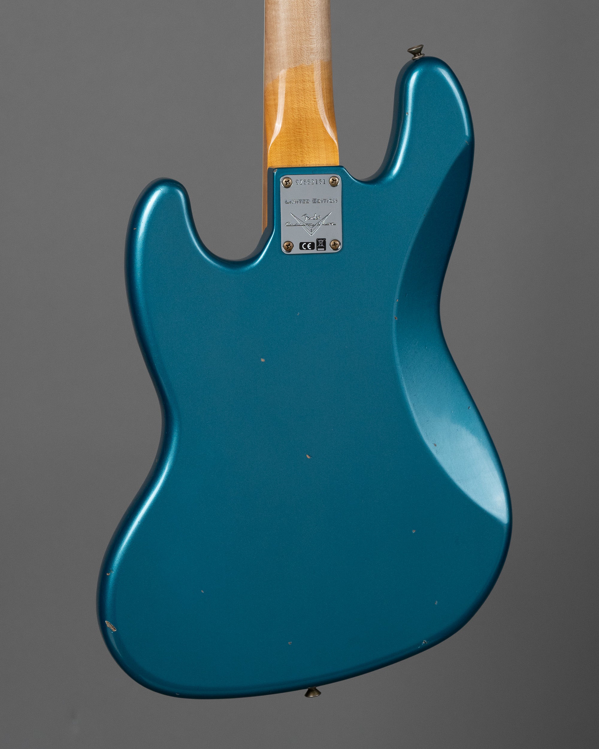 2022 Fender Custom Shop Limited Edition '66 Jazz Bass (USA, Ocean Turquoise, OHSC)