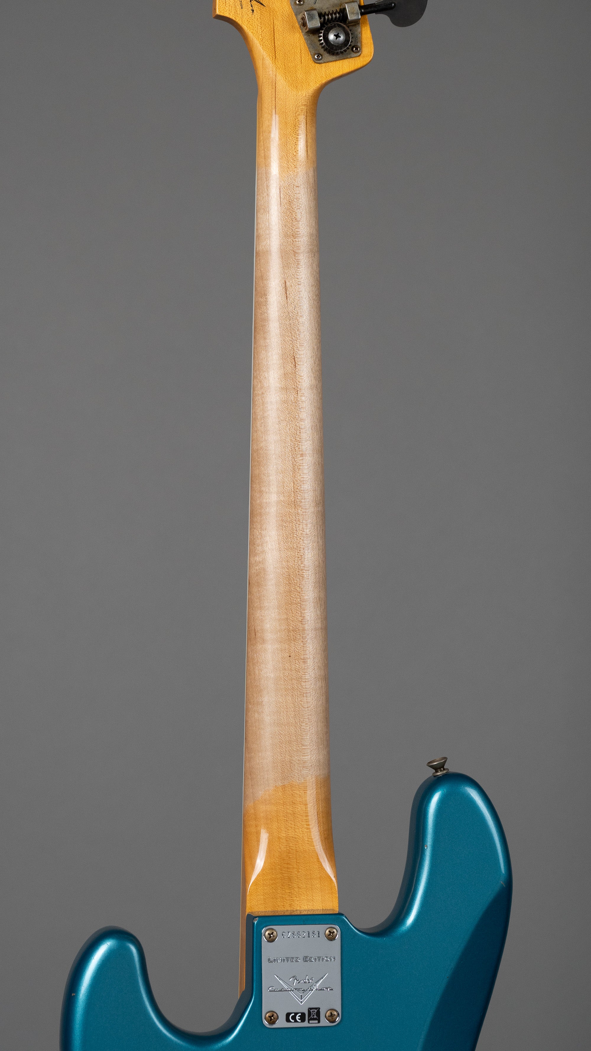 2022 Fender Custom Shop Limited Edition '66 Jazz Bass (USA, Ocean Turquoise, OHSC)