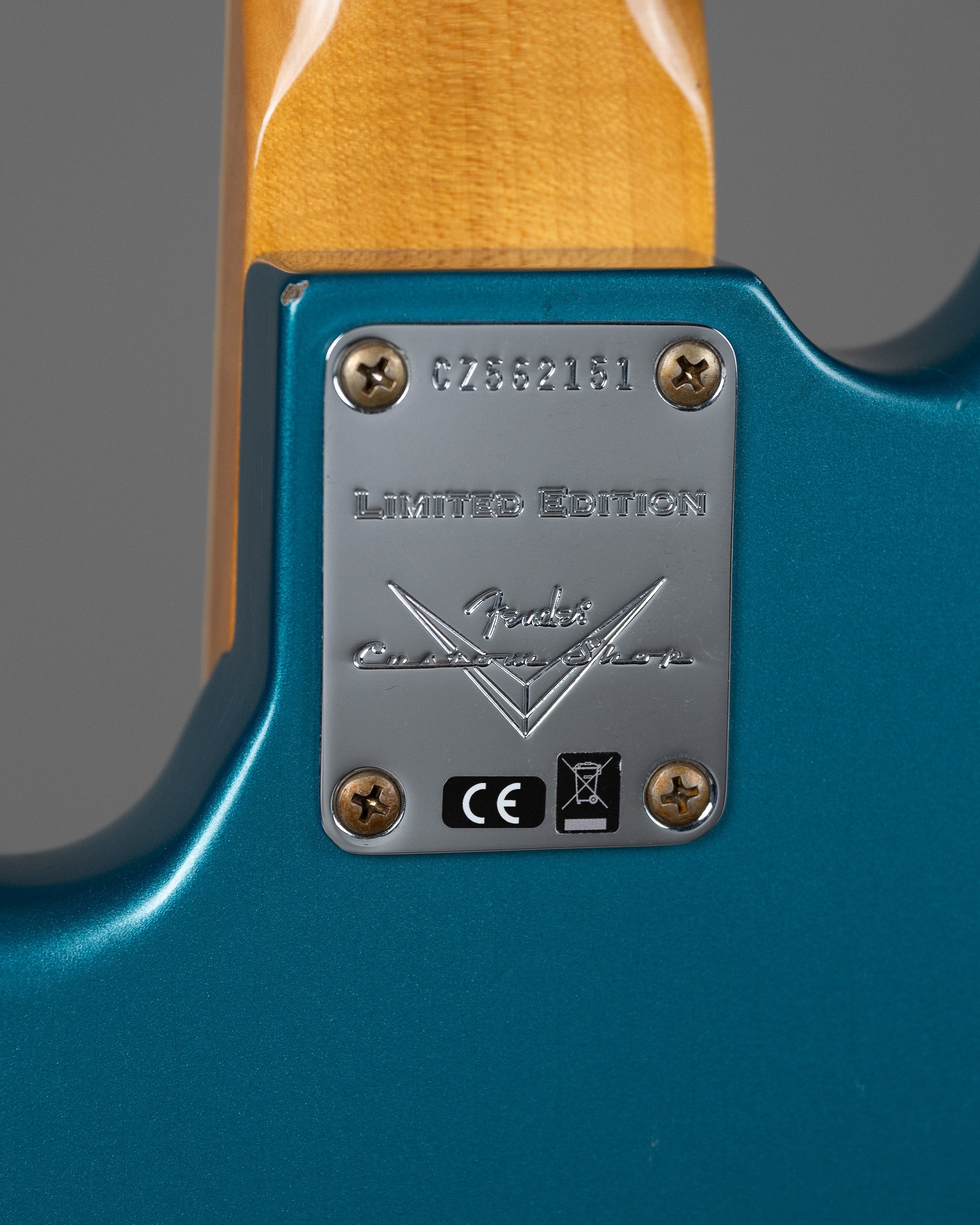 2022 Fender Custom Shop Limited Edition '66 Jazz Bass (USA, Ocean Turquoise, OHSC)