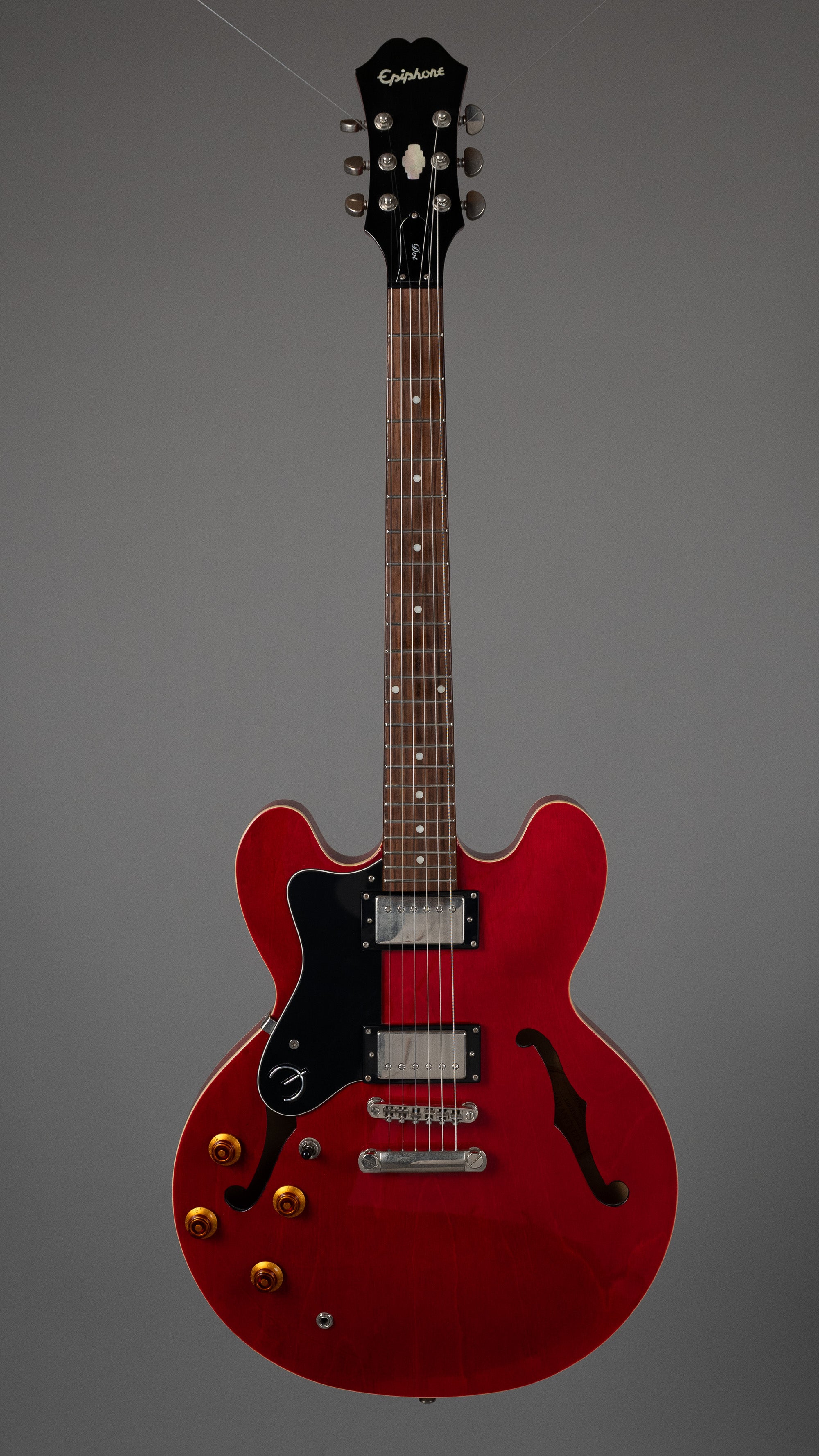 2010 Epiphone Dot (China, Left Handed, Cherry)