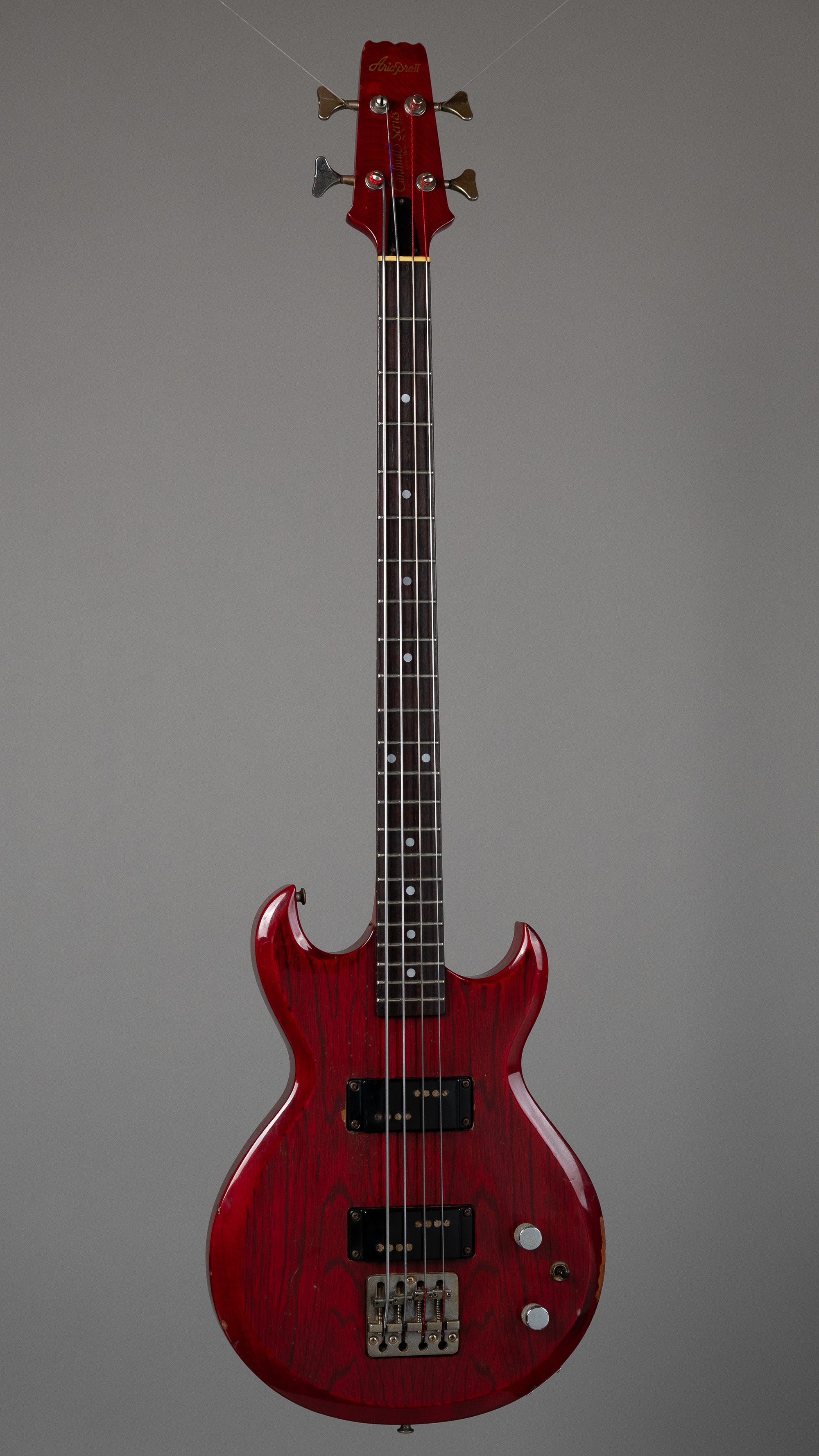 1985 Aria Pro II CBS Cardinal Deluxe Bass (Japan, Trans Cherry)