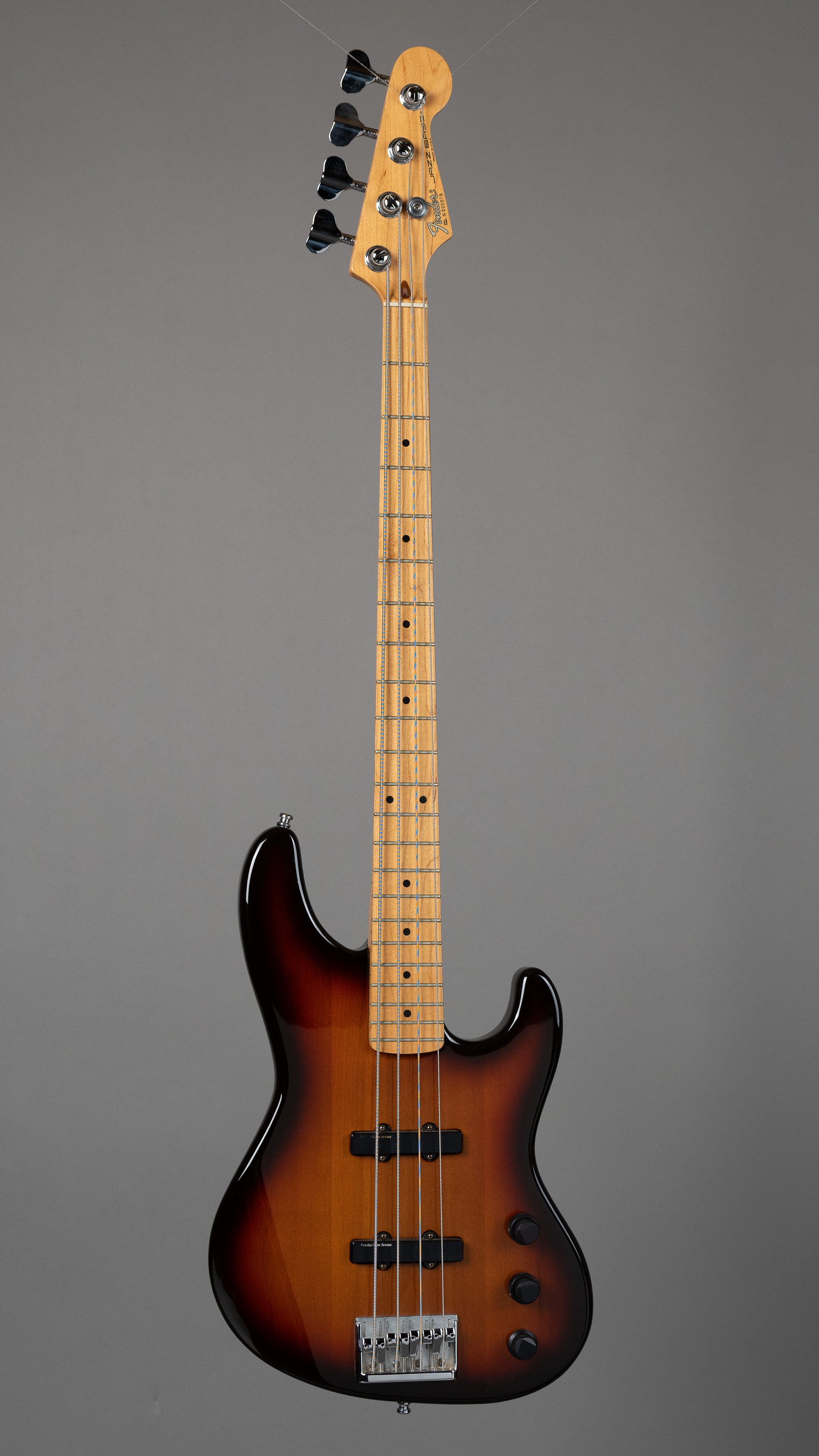1990 Fender Standard Jazz Bass Longhorn (USA, Sunburst, OHSC)