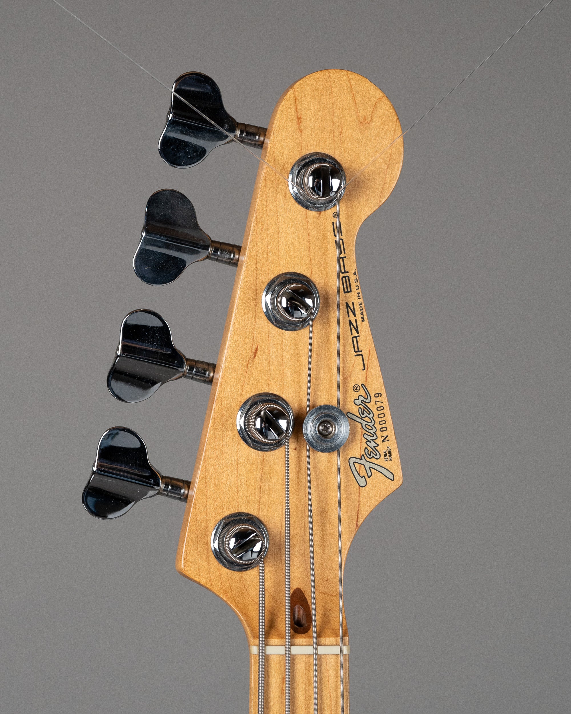 1990 Fender Standard Jazz Bass Longhorn (USA, Sunburst, OHSC)
