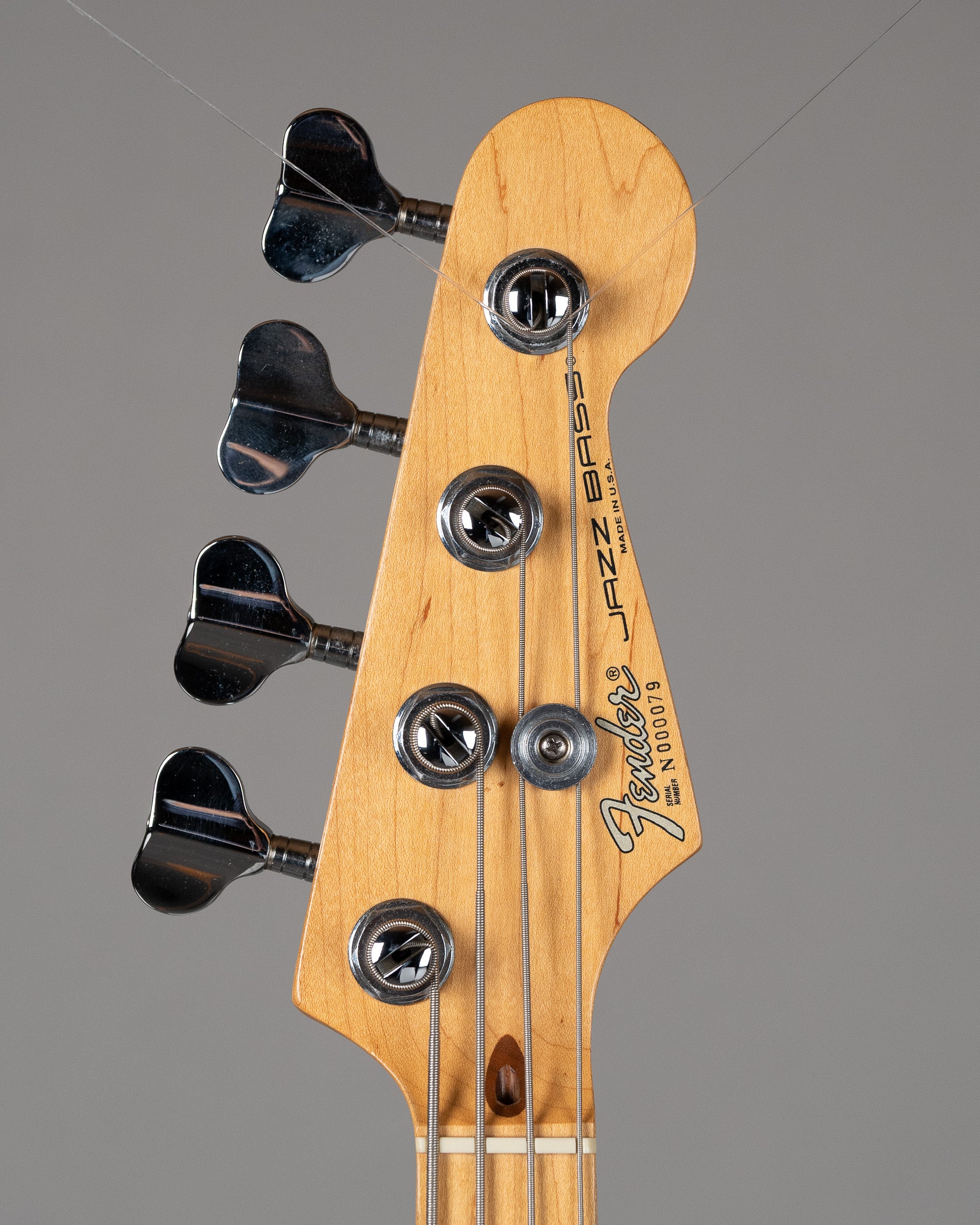 1990 Fender Standard Jazz Bass Longhorn (USA, Sunburst, OHSC)