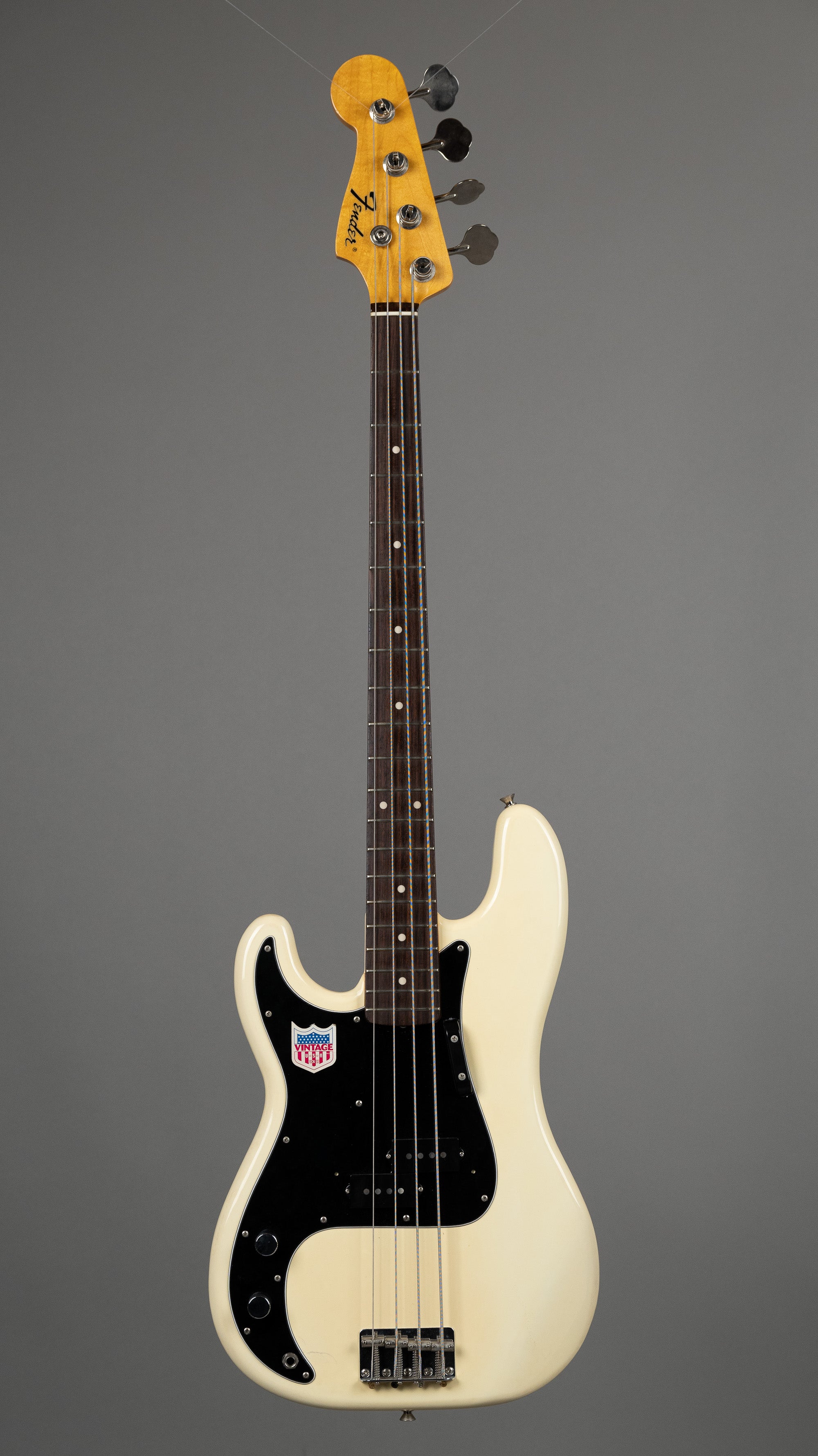 2000 Fender '72 RI Precision Bass (Japan, Left-Handed, Olympic White)