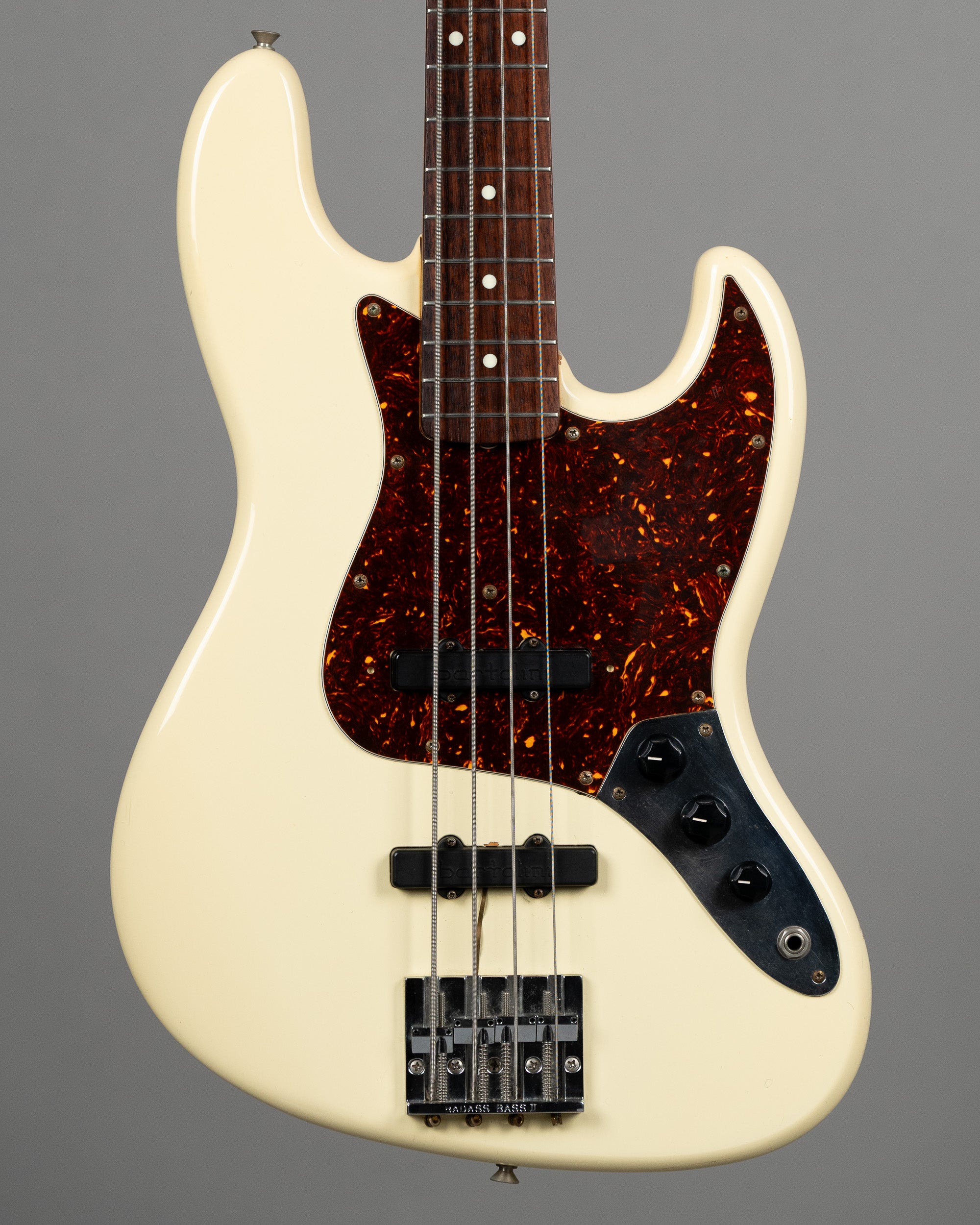 c1989 Fender Jazz Bass (Japan, Olympic White)
