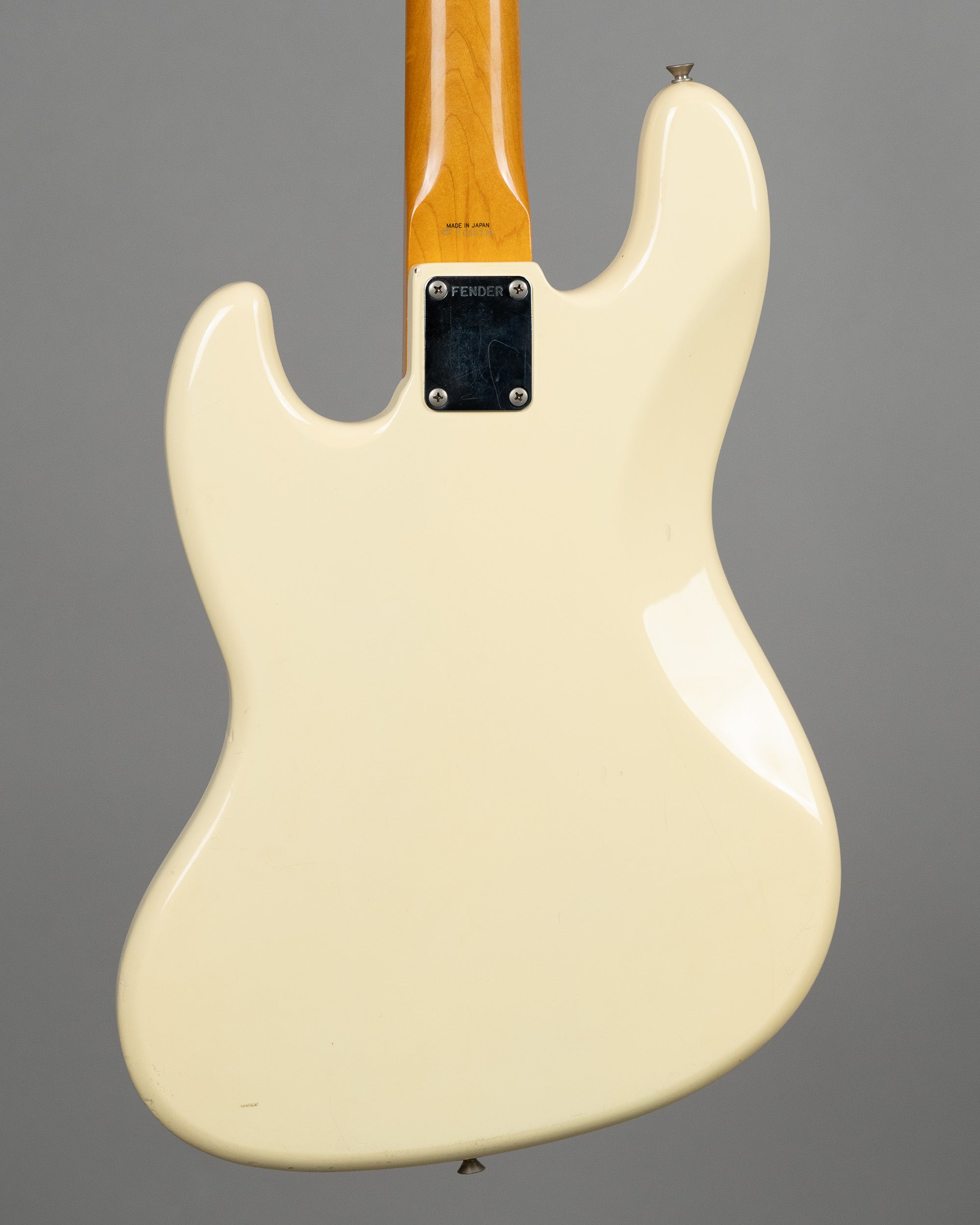 c1989 Fender Jazz Bass (Japan, Olympic White)