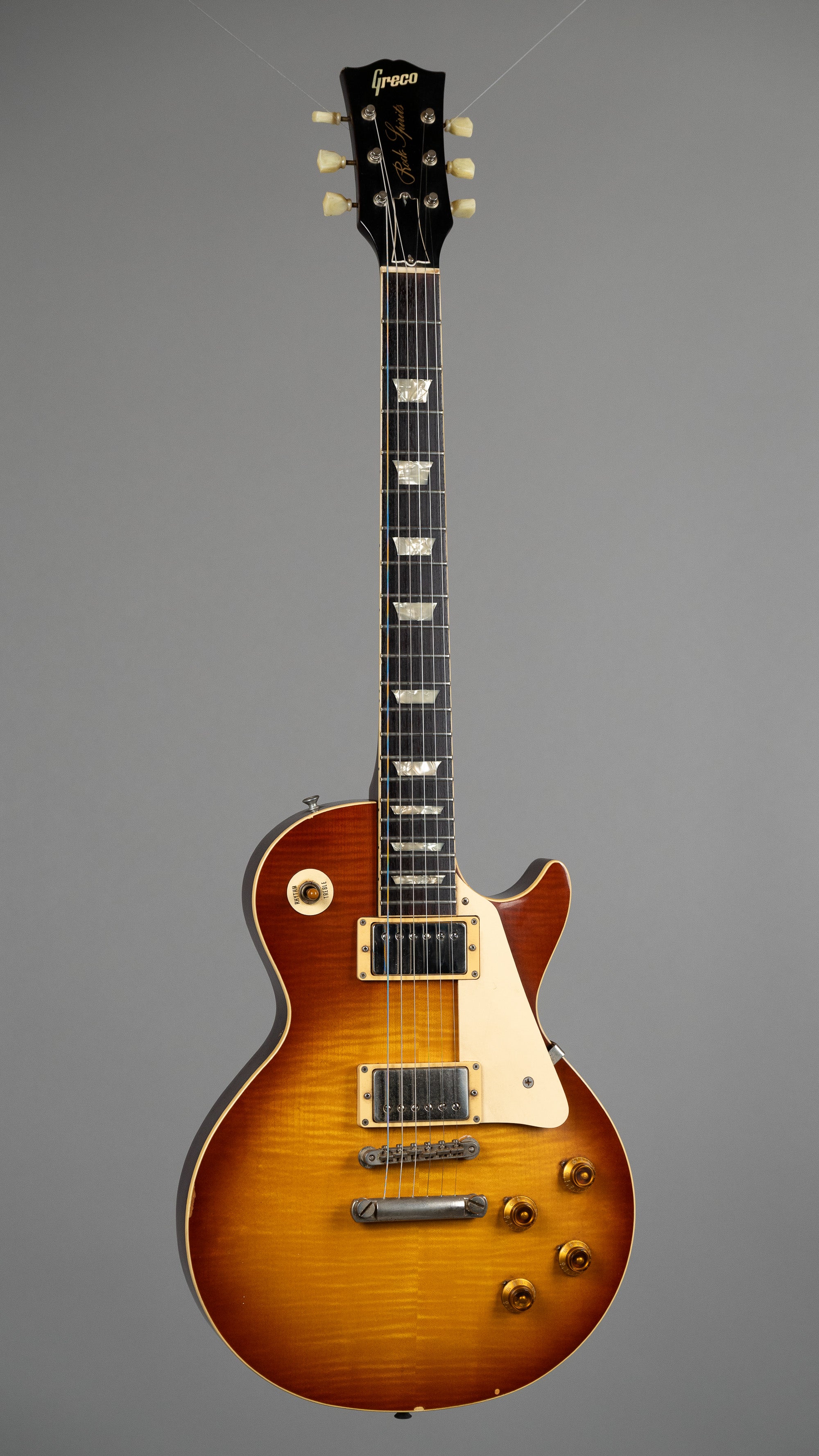 c1980s Greco Les Paul Rock Spirits (Japan, Cherry Sunburst)