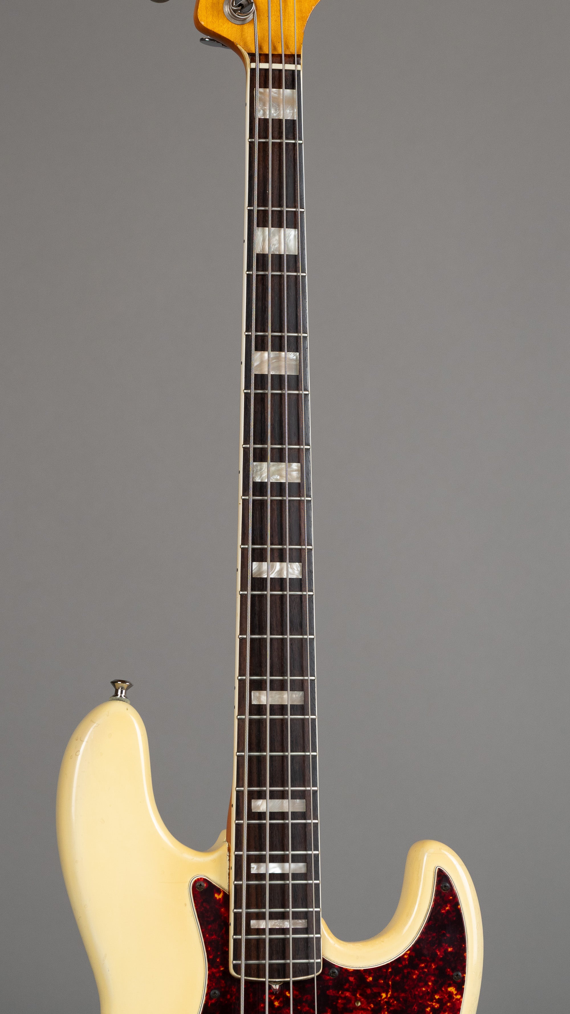 1973 Fender Jazz Bass (USA, White Refin, SKB bag)