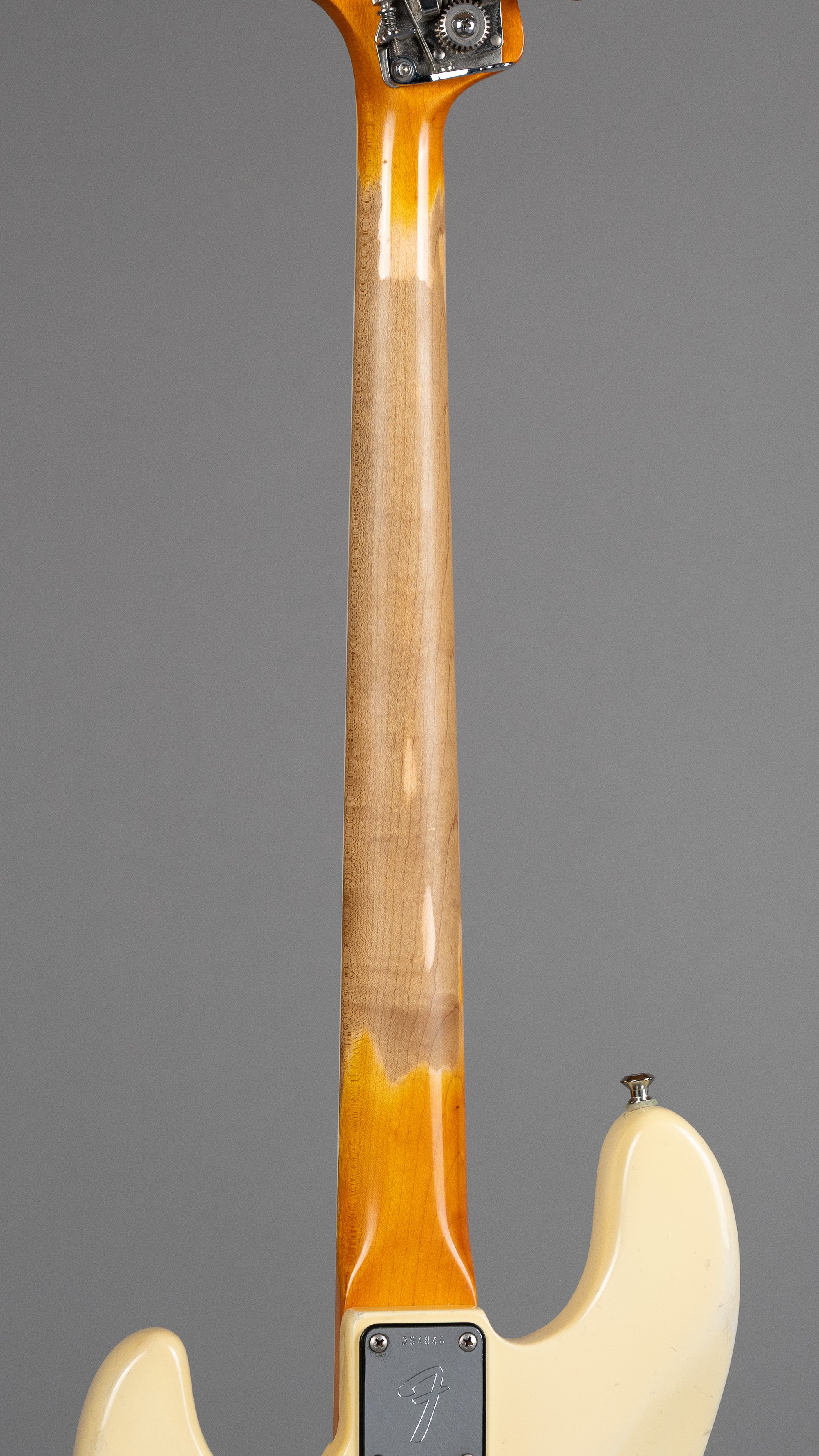 1973 Fender Jazz Bass (USA, White Refin, SKB bag)