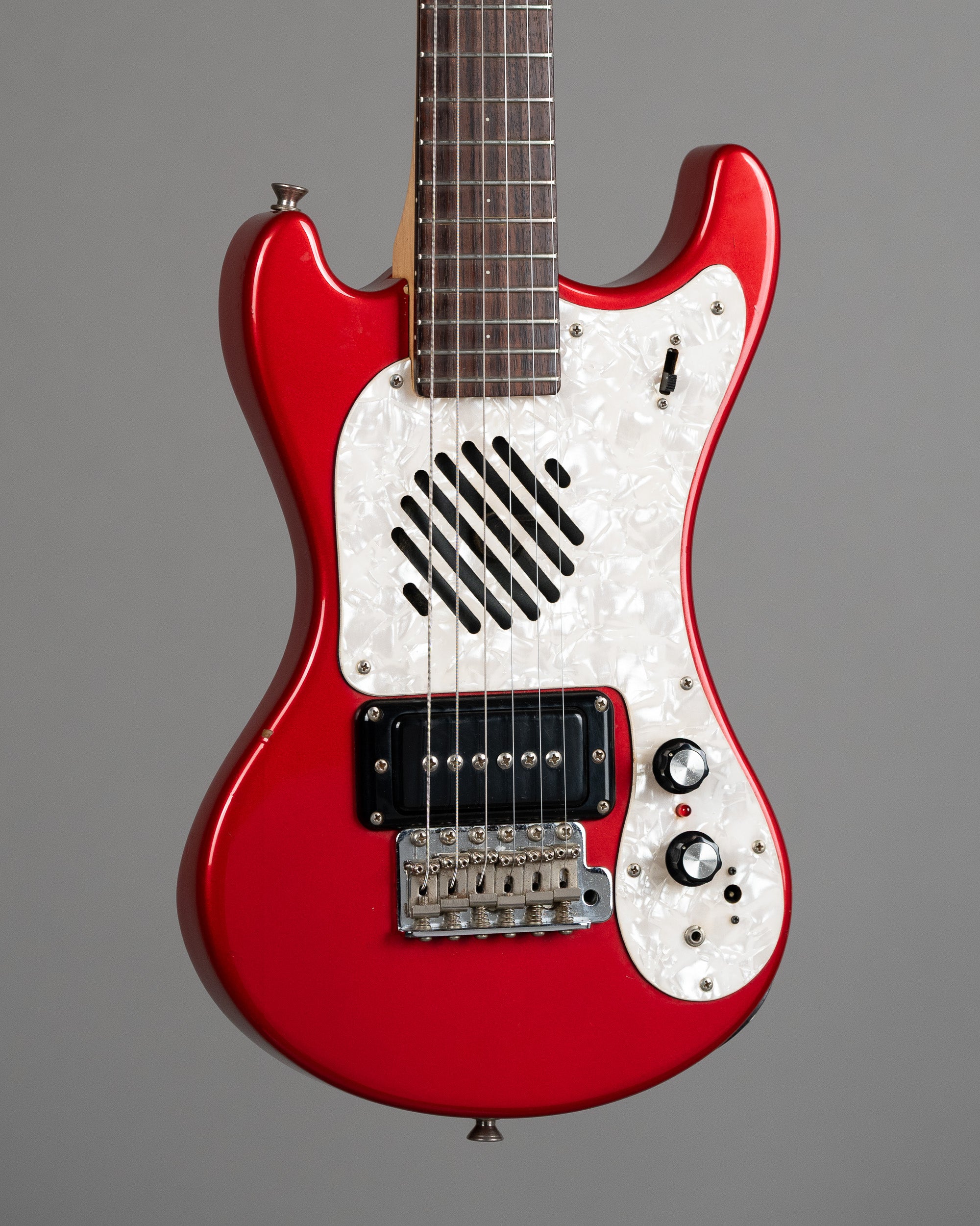 ☆極美品☆ ミニ  MOSLITE  GUITAR c1990s Marine Rider Mini Mosrite (Japan, White Pearl)