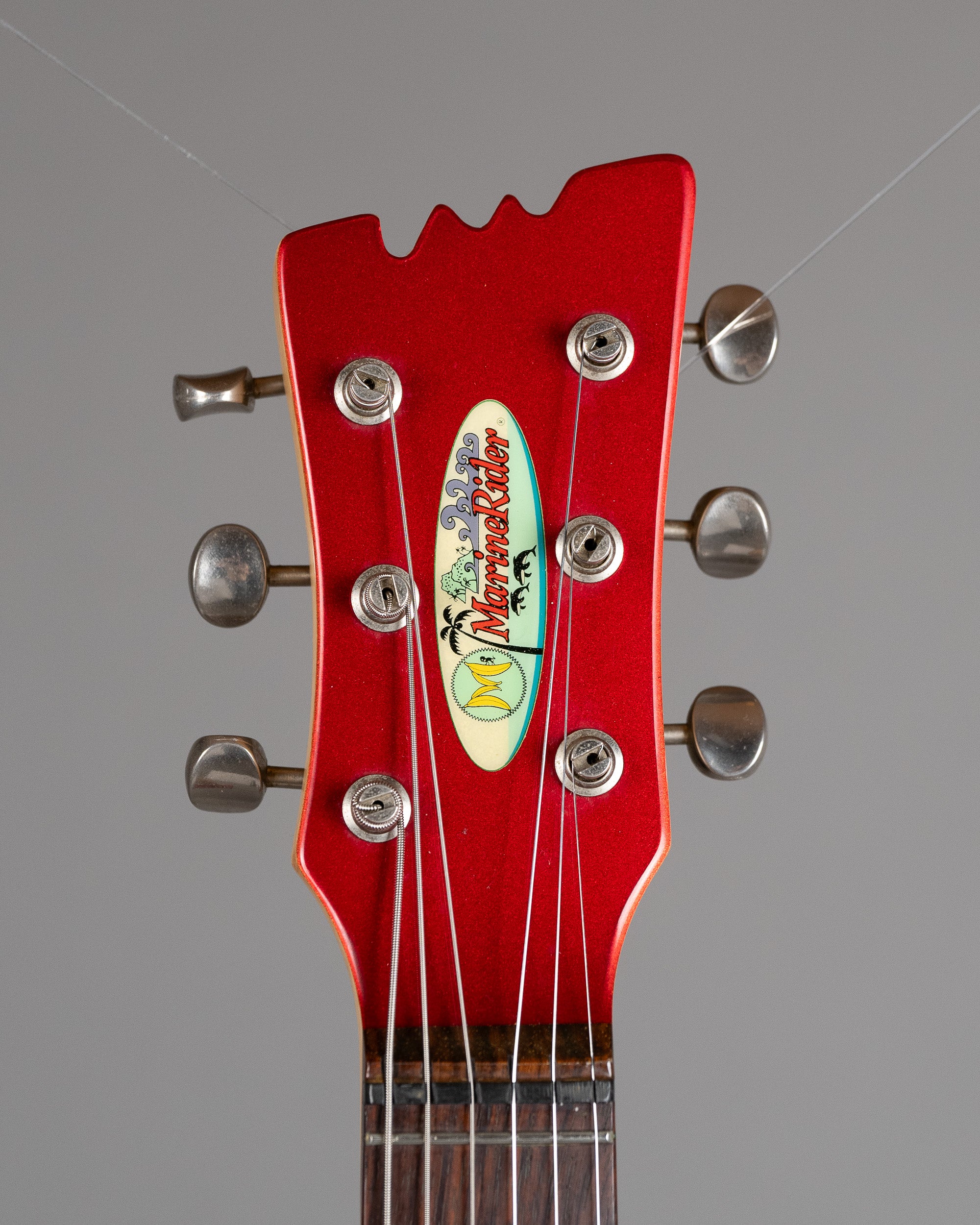 c1990s Marine Rider Mini Mosrite (Japan, Candy Apple Red)