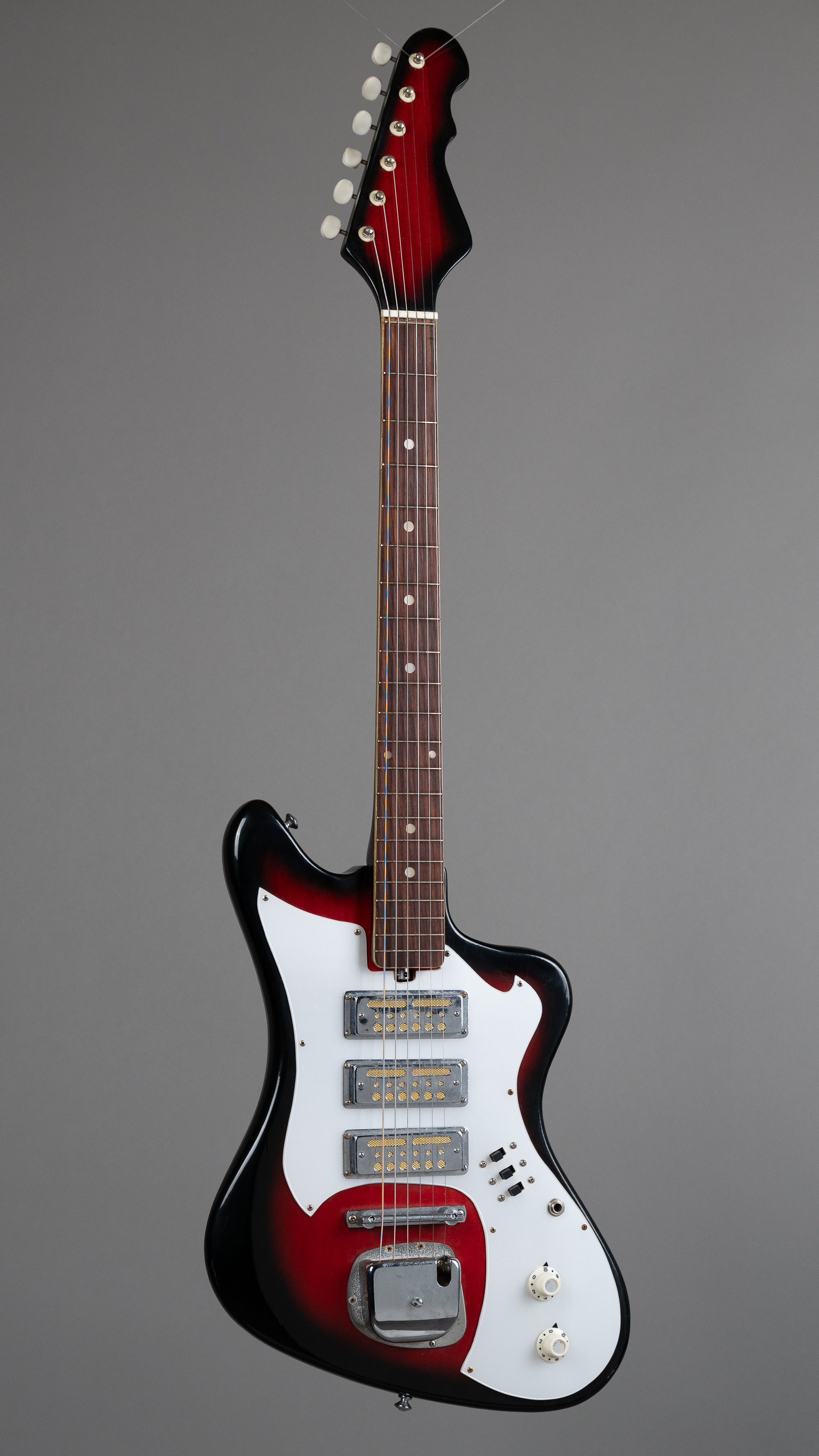 c1970s Teisco Built Electric Guitar (Japan, Redburst)