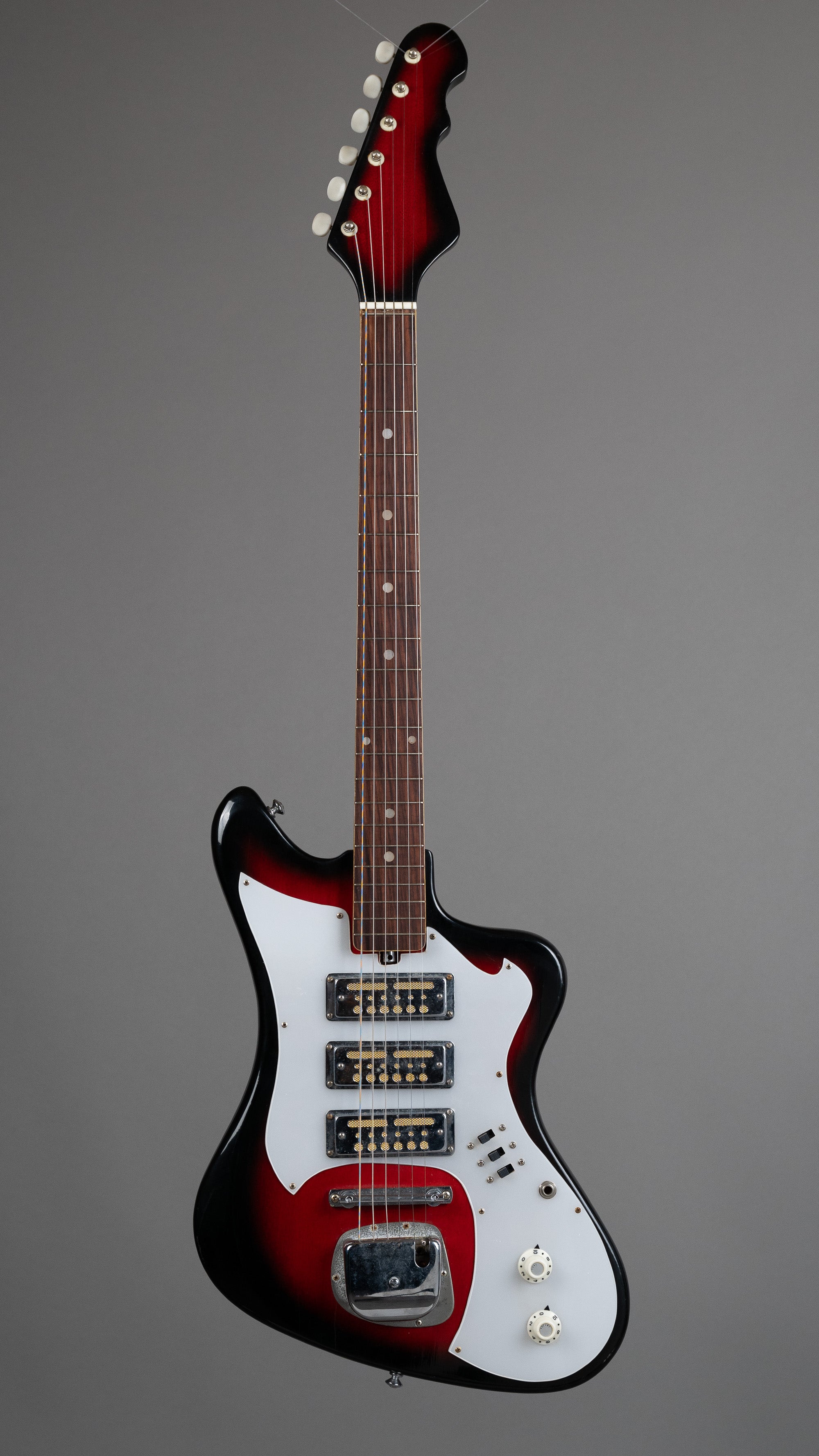 c1970s Teisco Built Electric Guitar (Japan, Redburst)