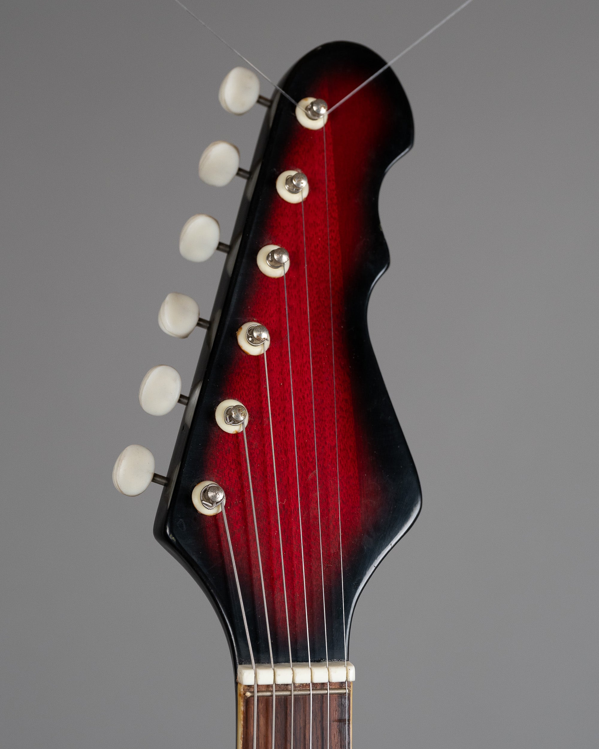 c1970s Teisco Built Electric Guitar (Japan, Redburst)