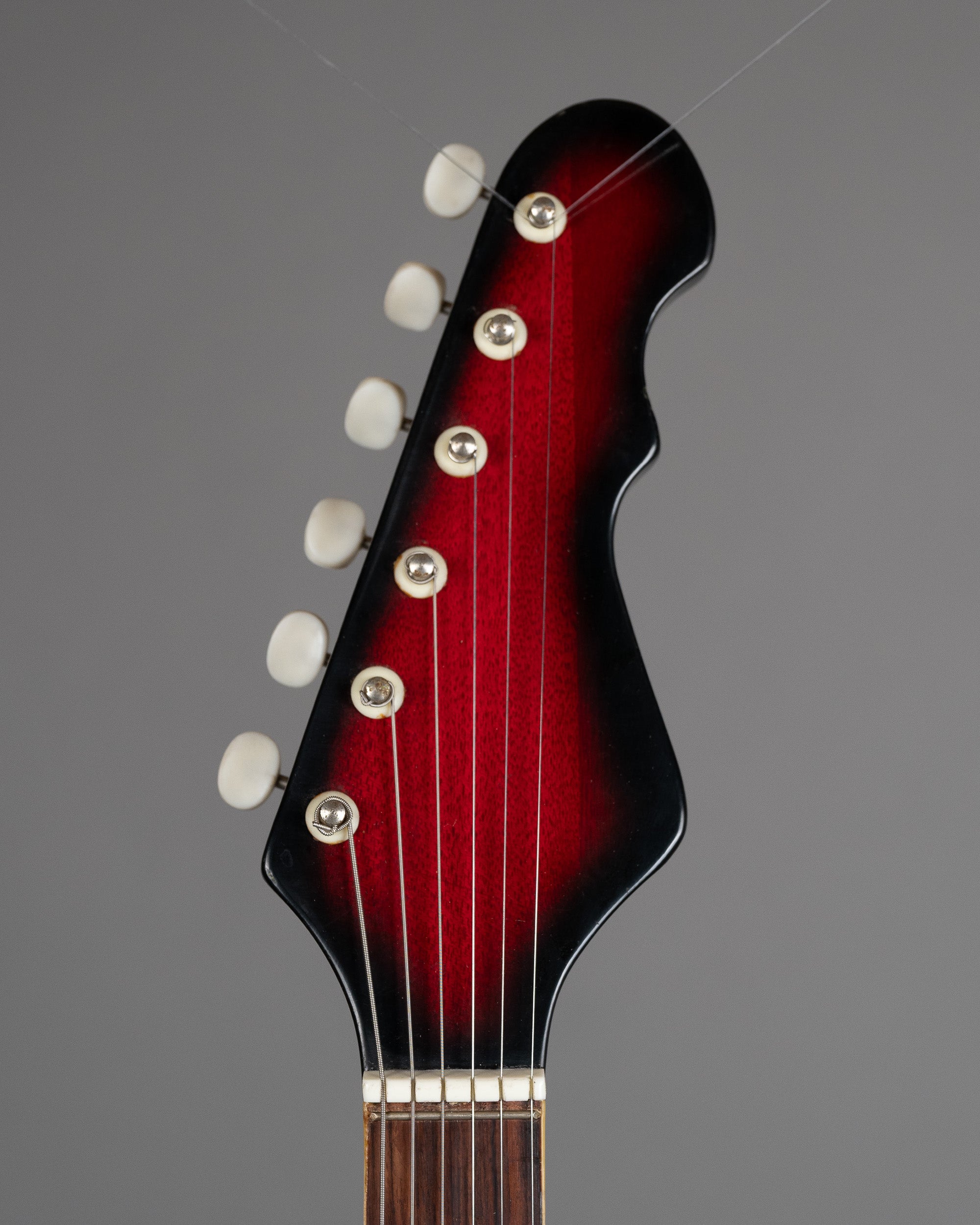 c1970s Teisco Built Electric Guitar (Japan, Redburst)