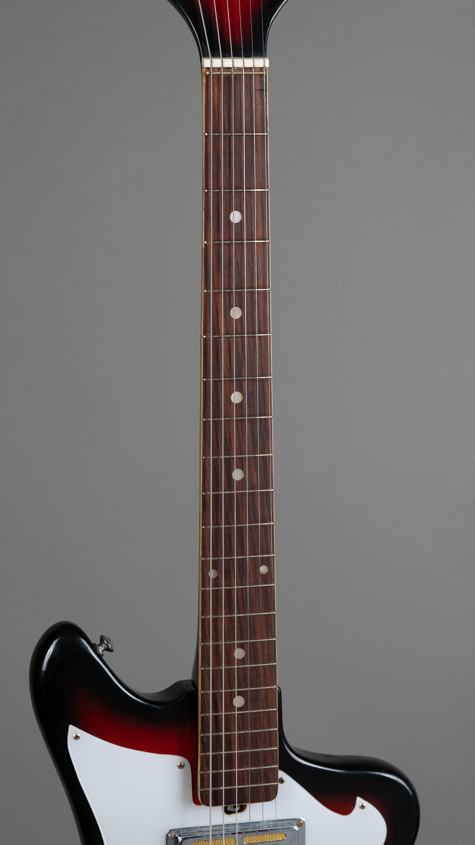 c1970s Teisco Built Electric Guitar (Japan, Redburst)