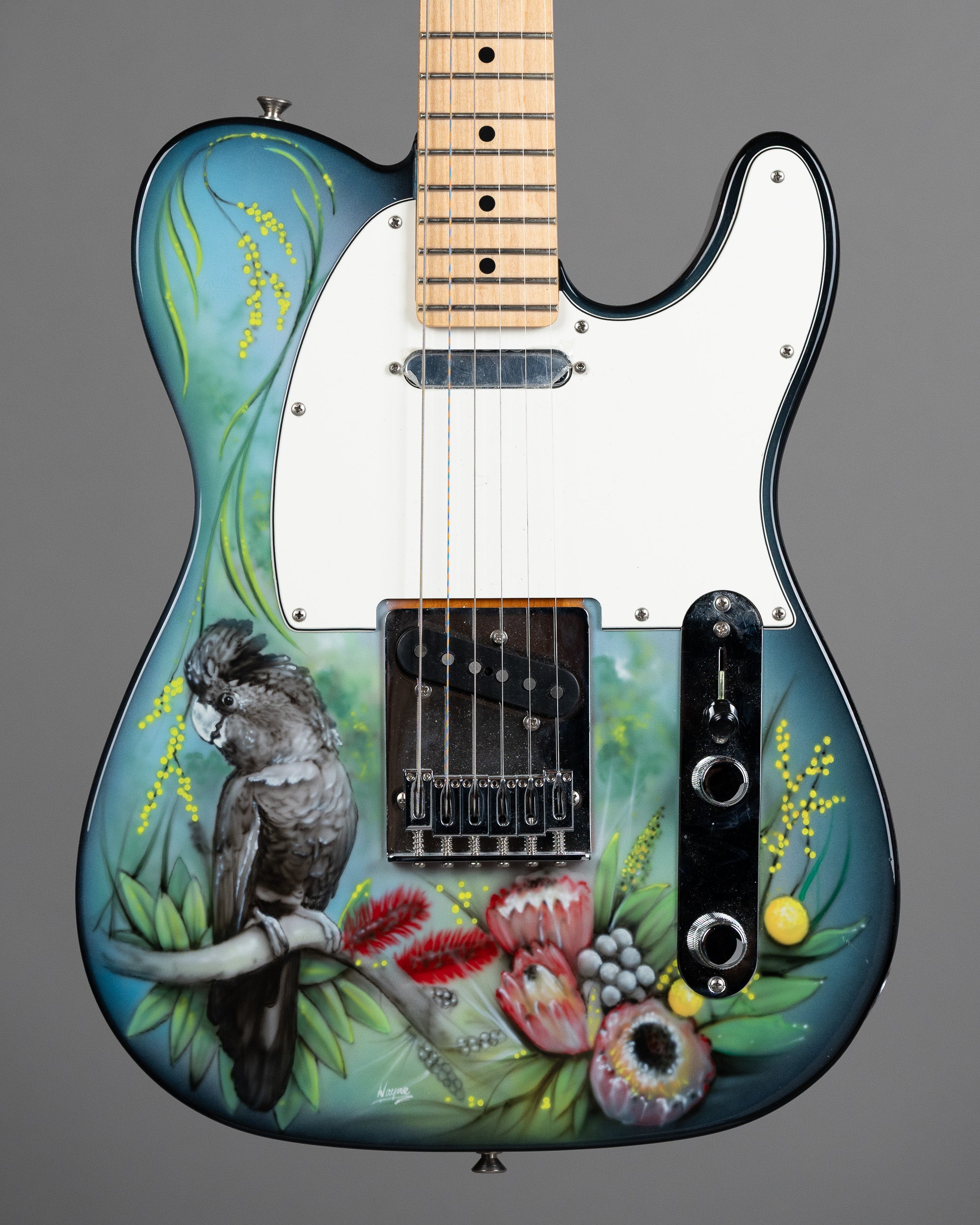 2020 Fender Player Telecaster Cockatoo (Mexico, Cockatoo, Fender HSC)