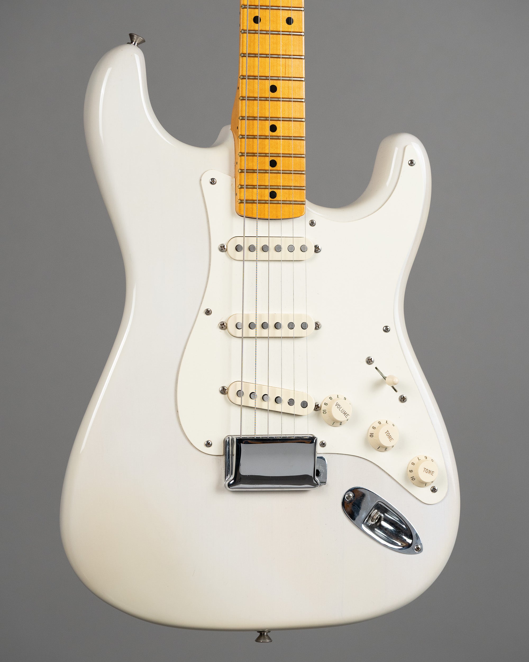 2012 Fender Eric Johnson Stratocaster (USA, White Blonde, OHSC)