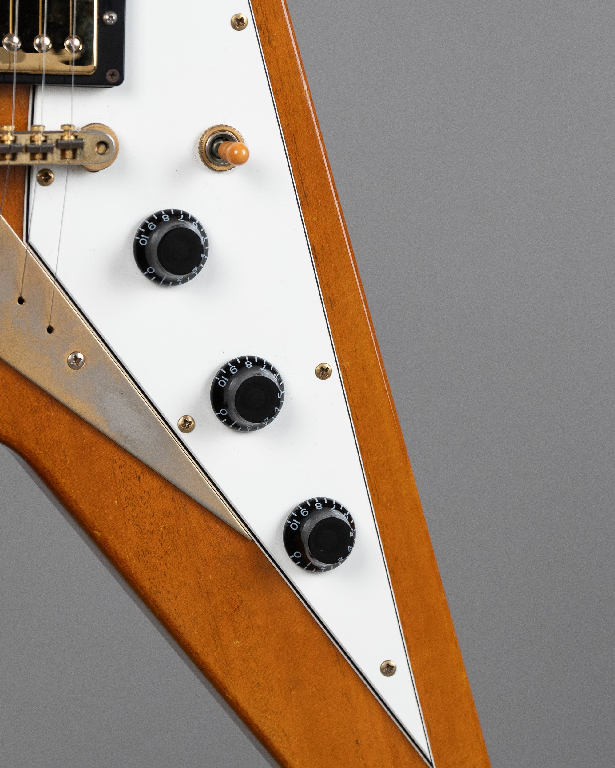 c1999/2000 Bacchus BFV-58 Flying V (Japan, Antique Natural, Gig Bag)