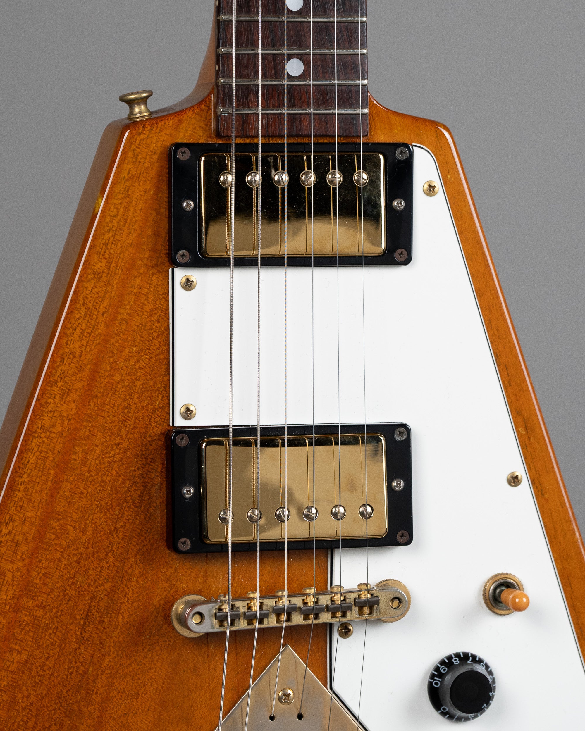 c1999/2000 Bacchus BFV-58 Flying V (Japan, Antique Natural, Gig Bag)