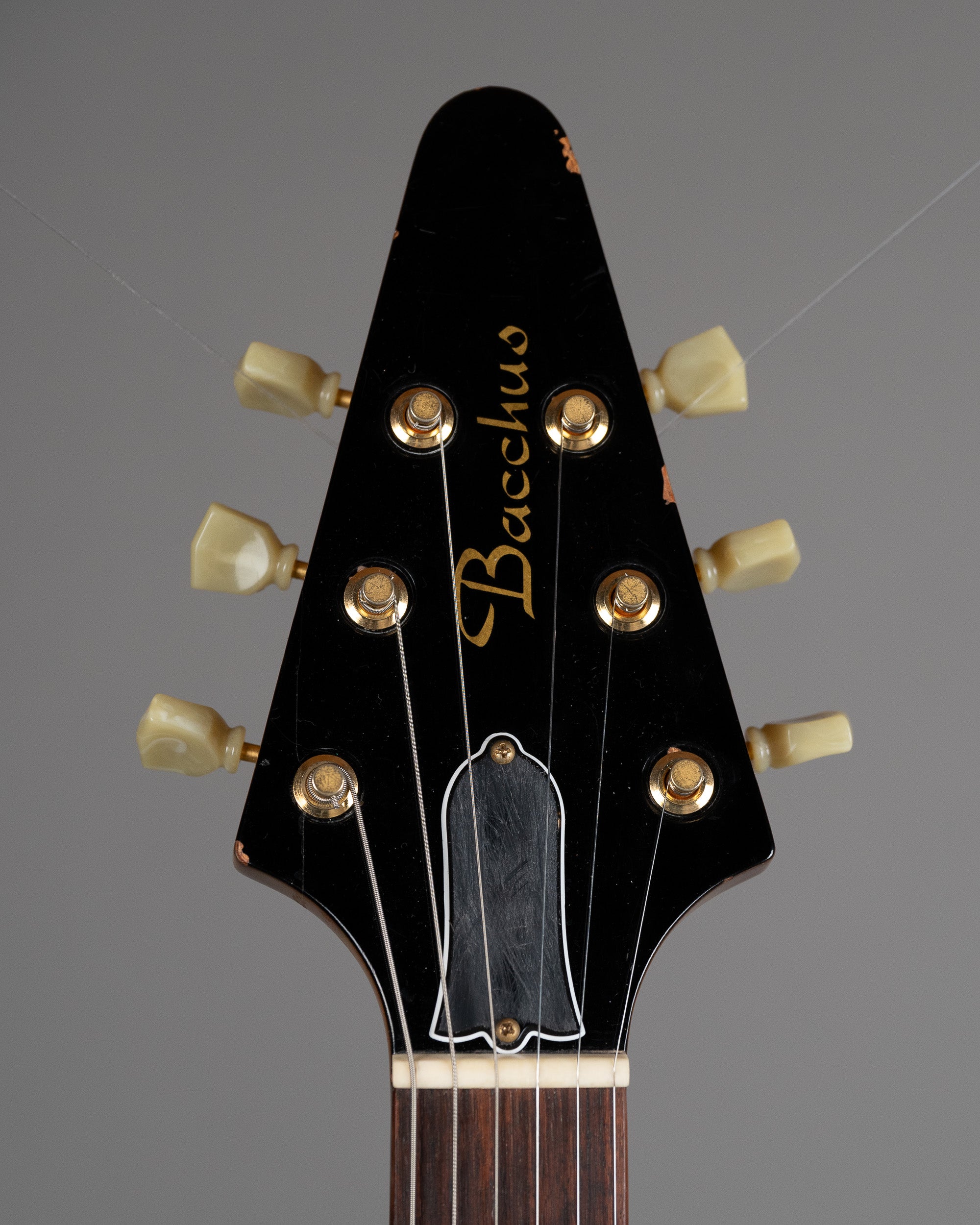 c1999/2000 Bacchus BFV-58 Flying V (Japan, Antique Natural, Gig Bag)