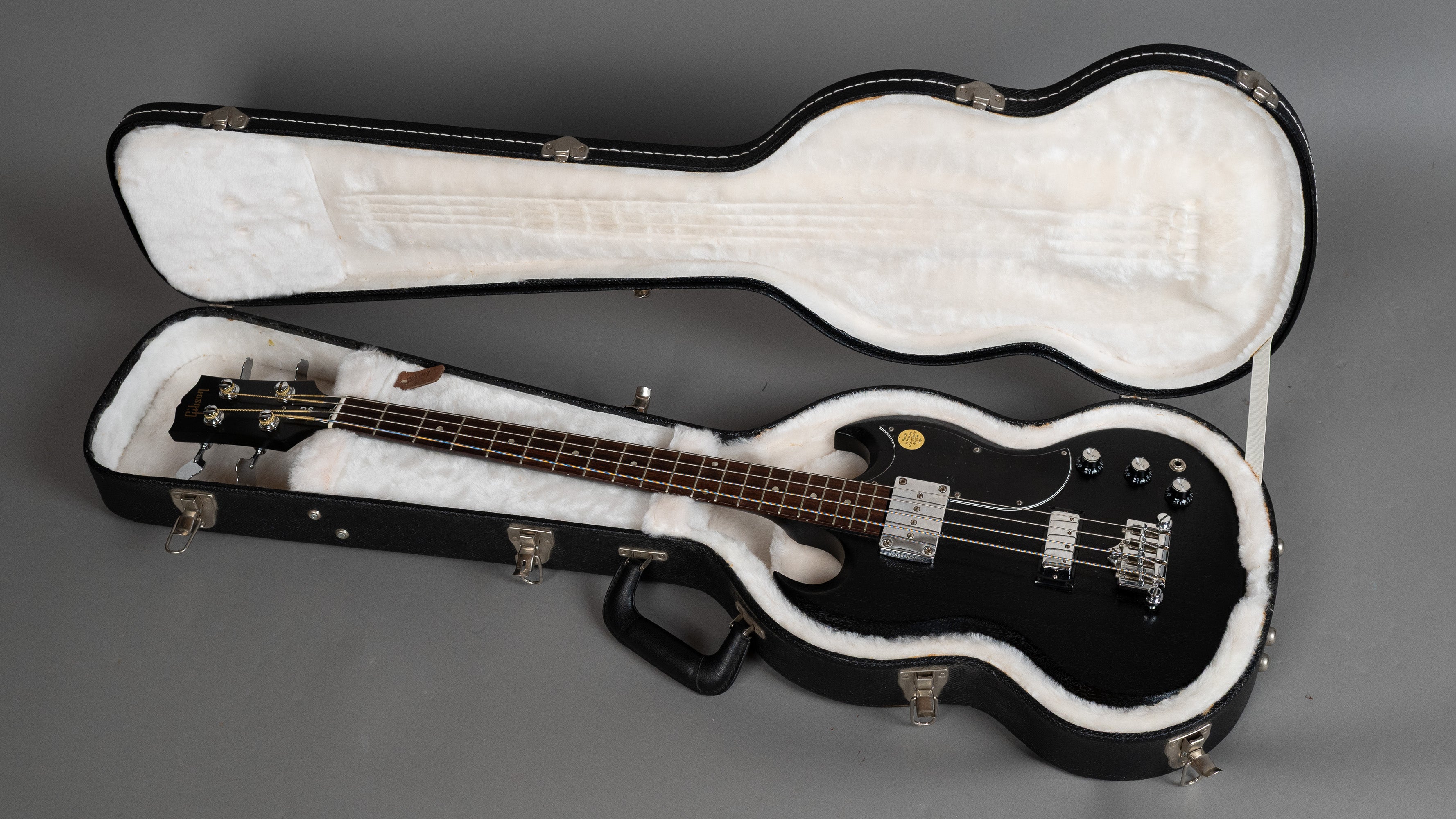 2008 Gibson Faded SG Bass (USA, Worn Ebony, OHSC)