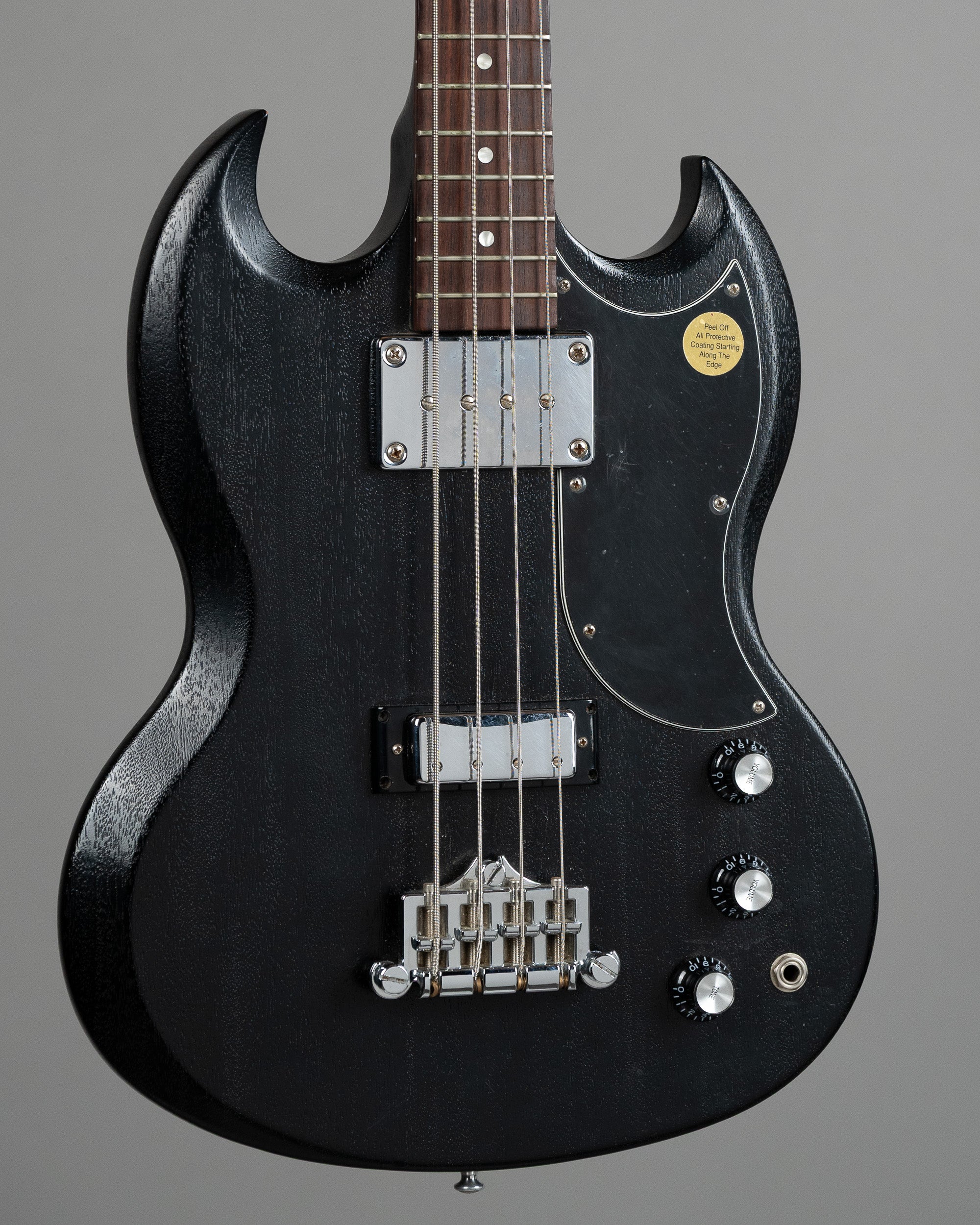 2008 Gibson Faded SG Bass (USA, Worn Ebony, OHSC)