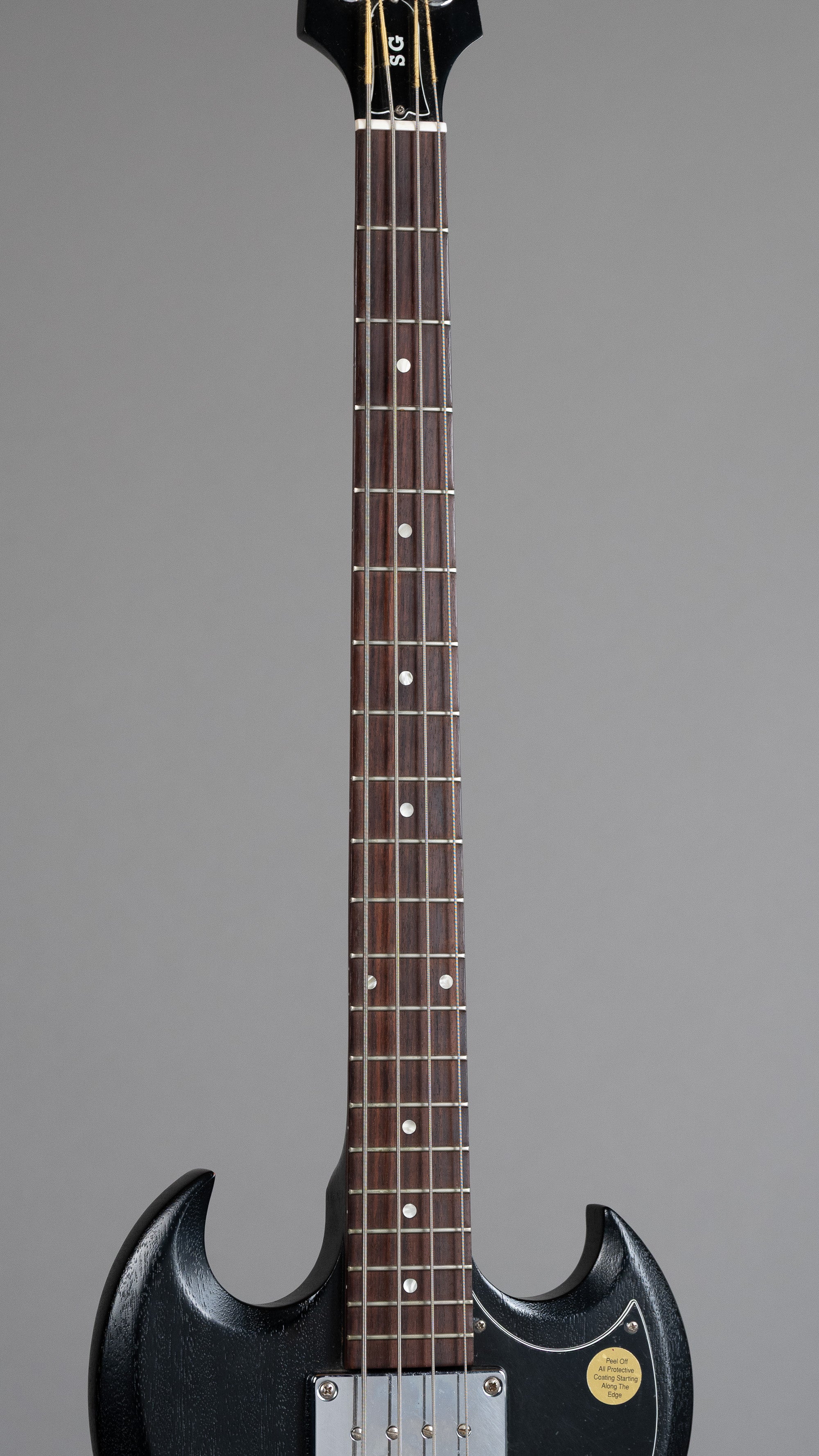 2008 Gibson Faded SG Bass (USA, Worn Ebony, OHSC)