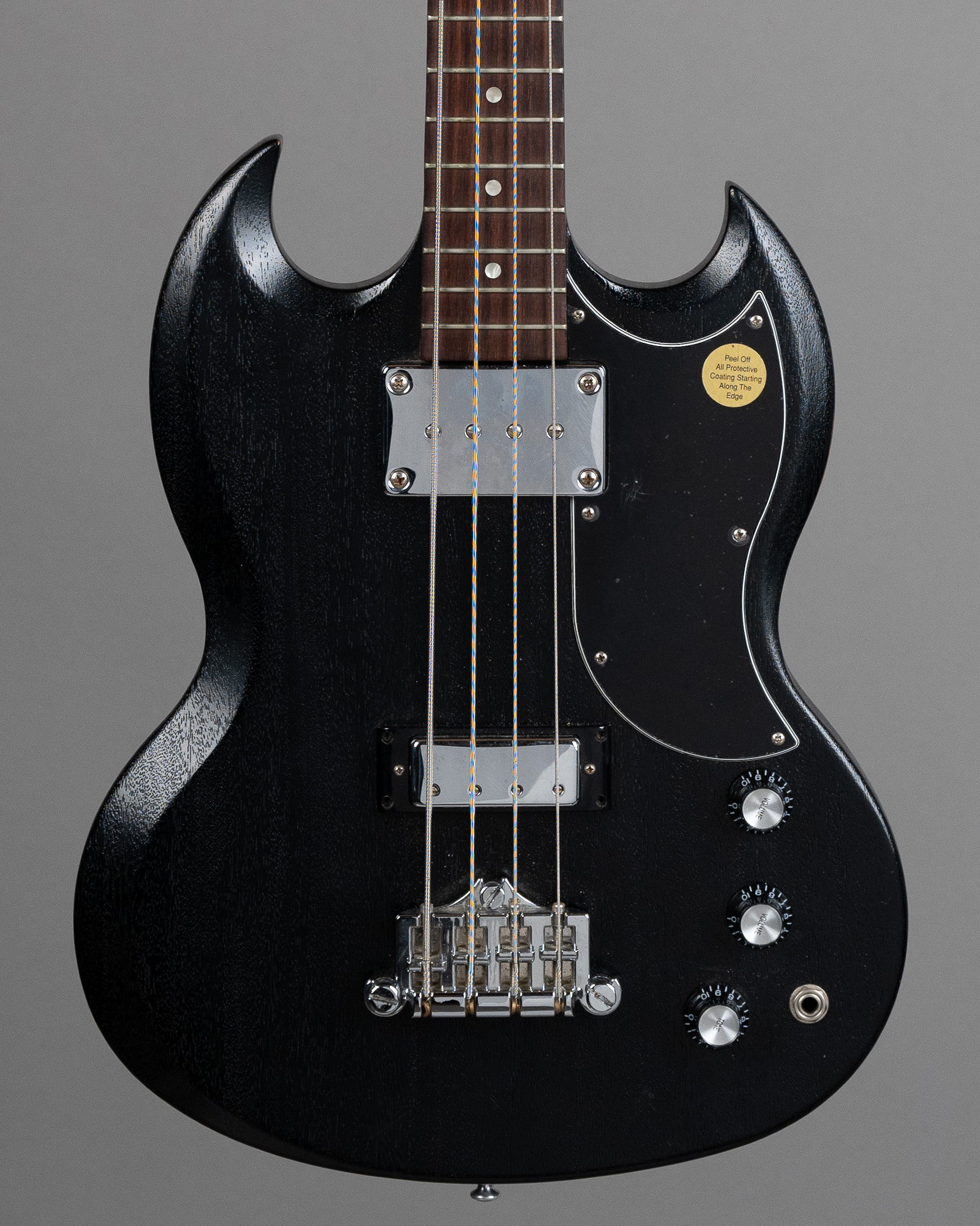 2008 Gibson Faded SG Bass (USA, Worn Ebony, OHSC)