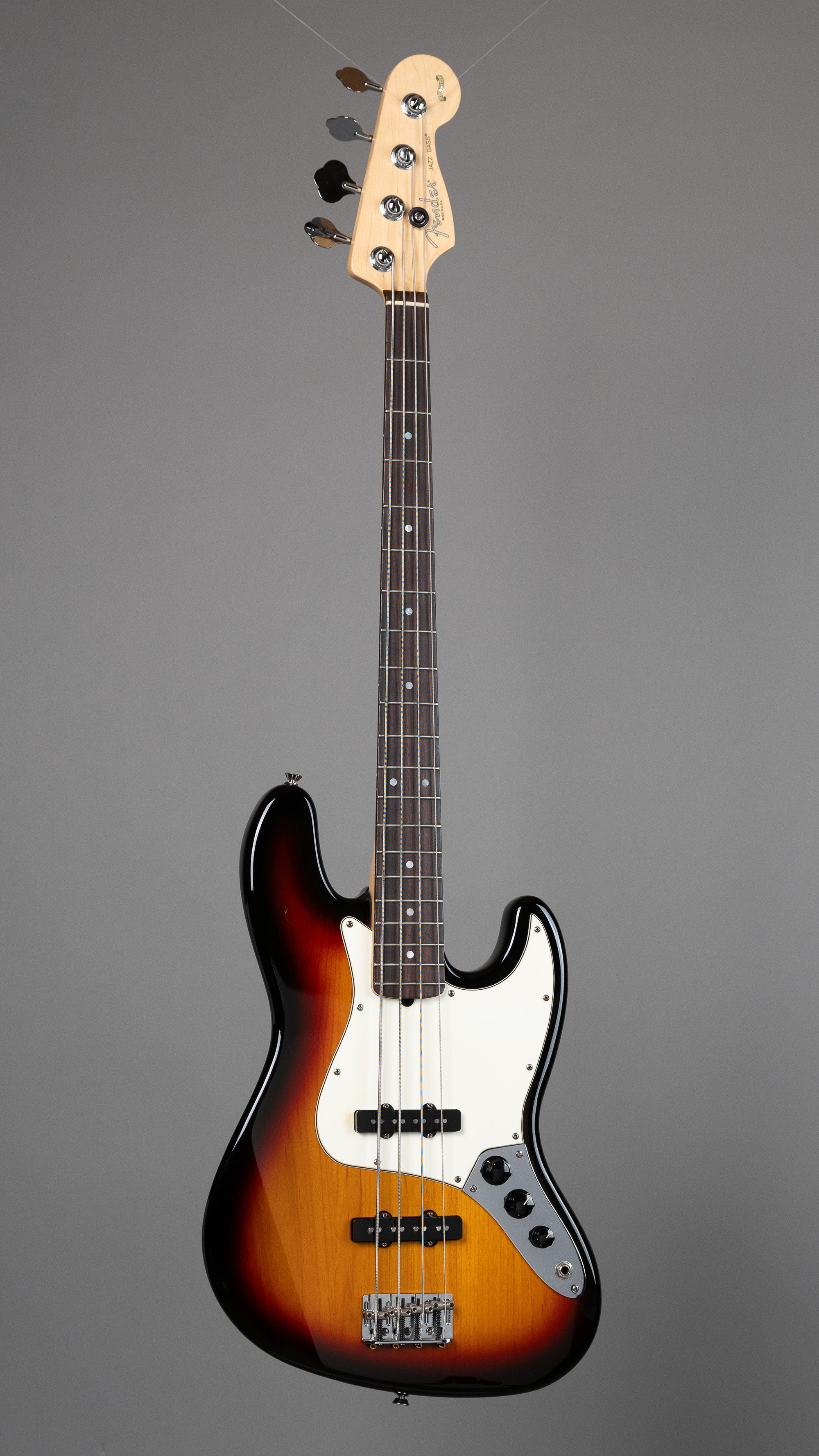 2006 Fender American Standard Jazz Bass (Sunburst, USA, OHSC)