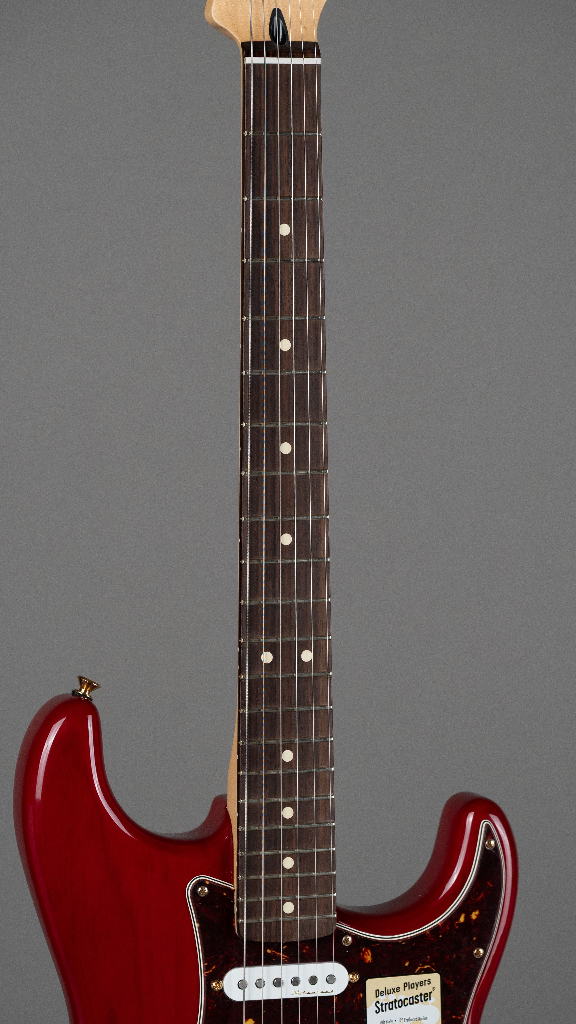 2011 Fender Deluxe Players Stratocaster (Mexico, Crimson Red Transparent, HSC)