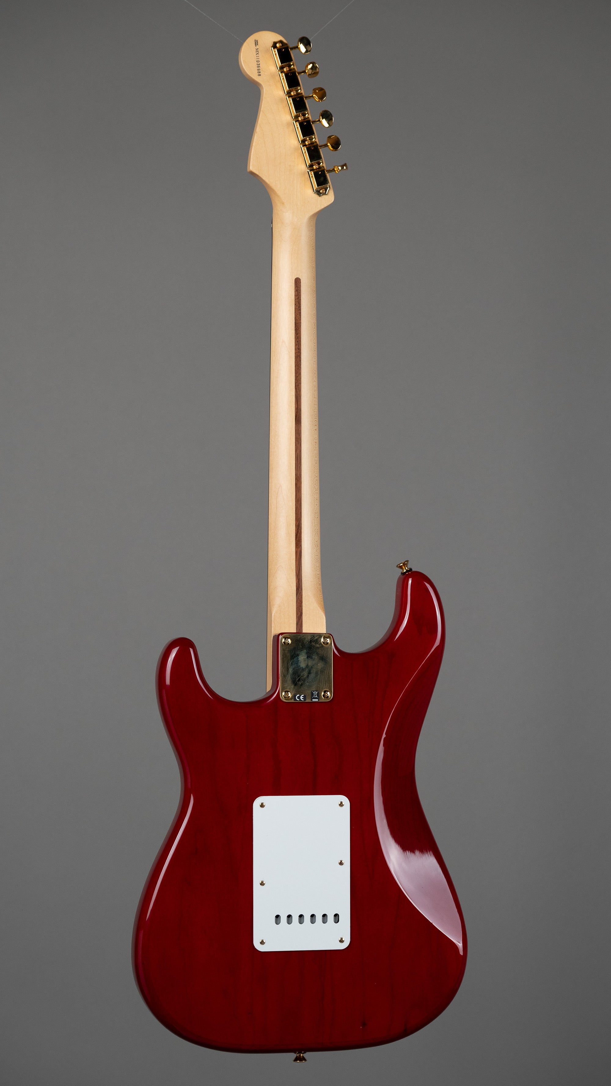 2011 Fender Deluxe Players Stratocaster (Mexico, Crimson Red Transparent, HSC)