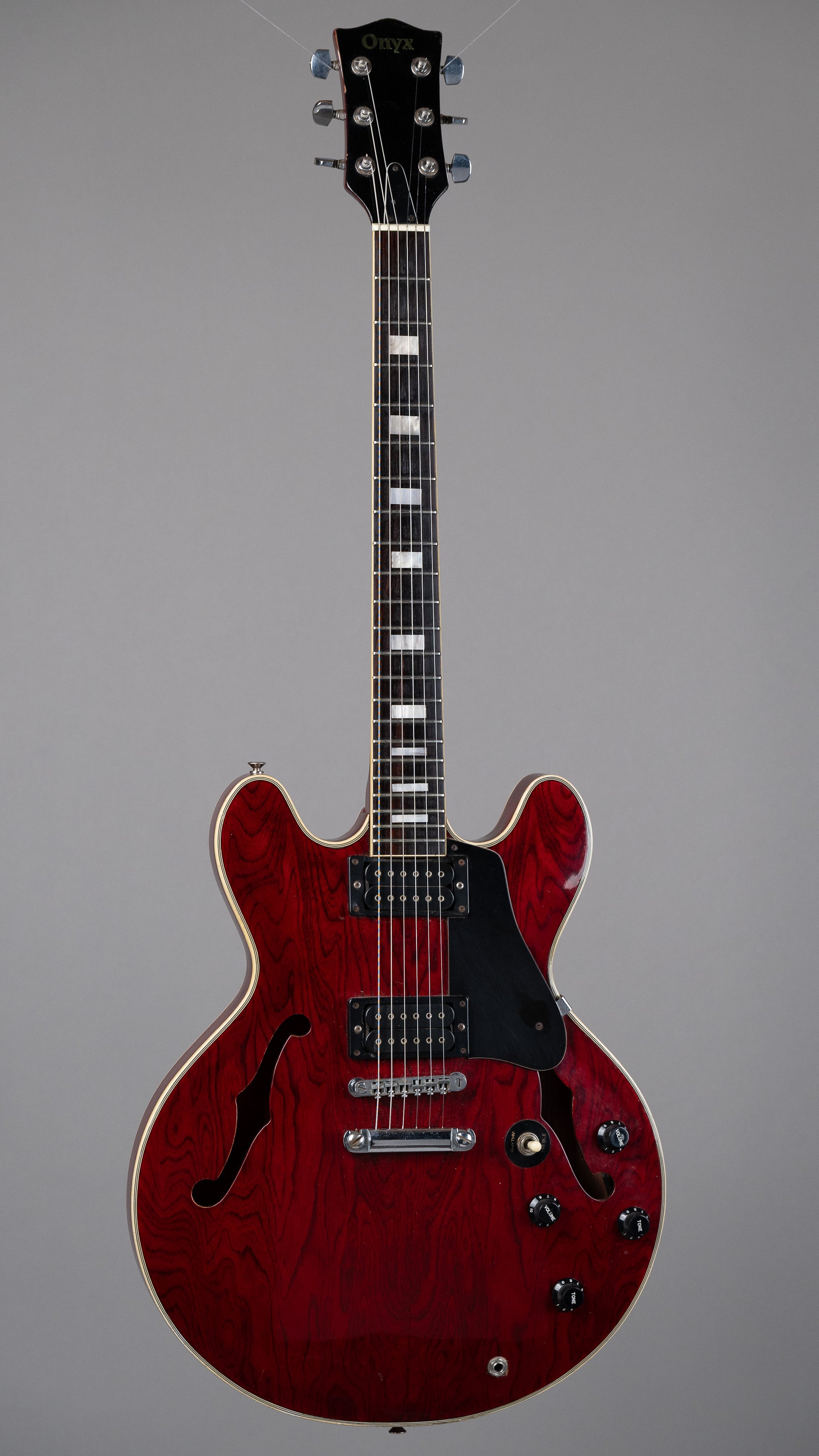 c1980s Onyx ES-335 Style (Korea, Cherry Red)