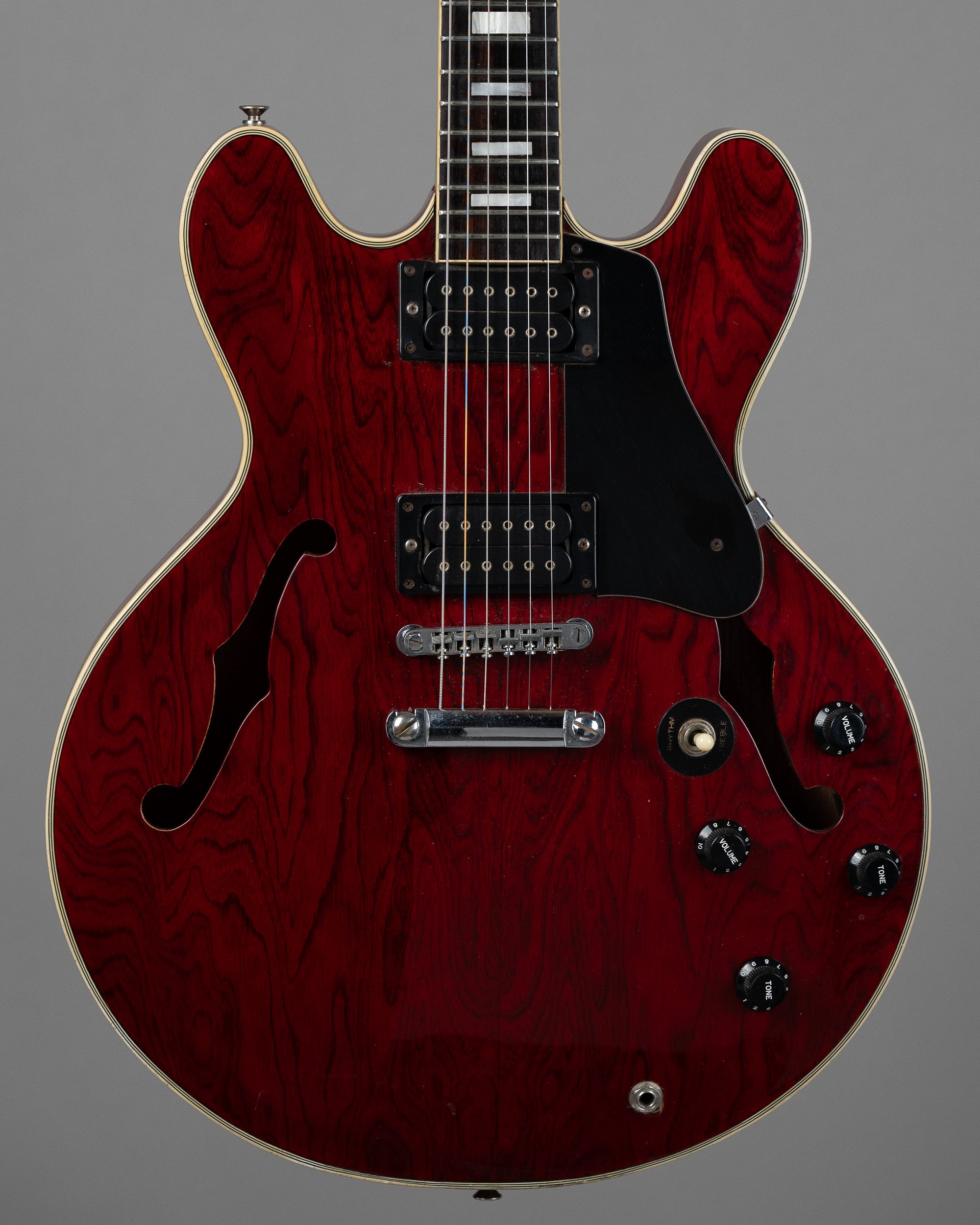 c1980s Onyx ES-335 Style (Korea, Cherry Red)